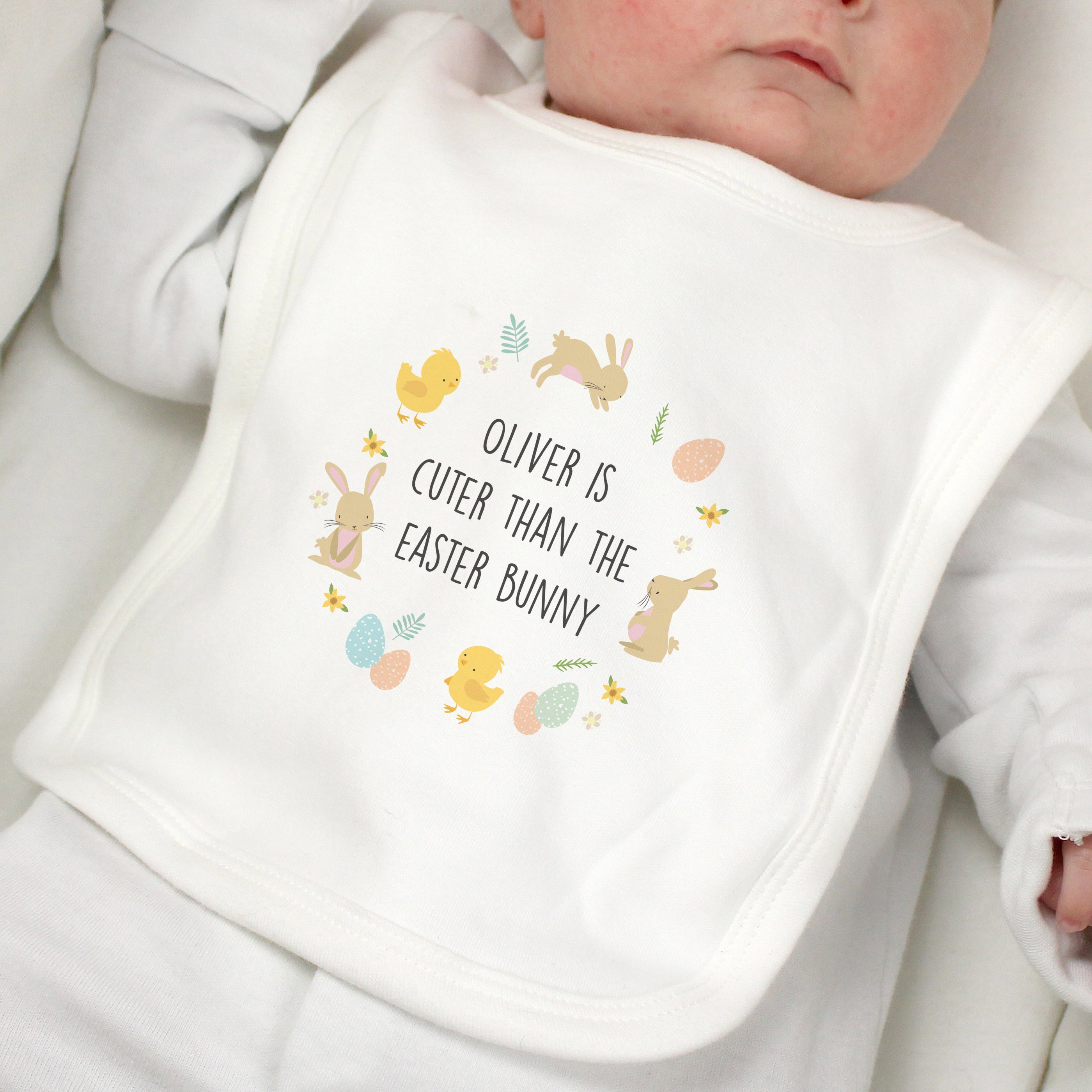 Personalised Easter Baby Bib