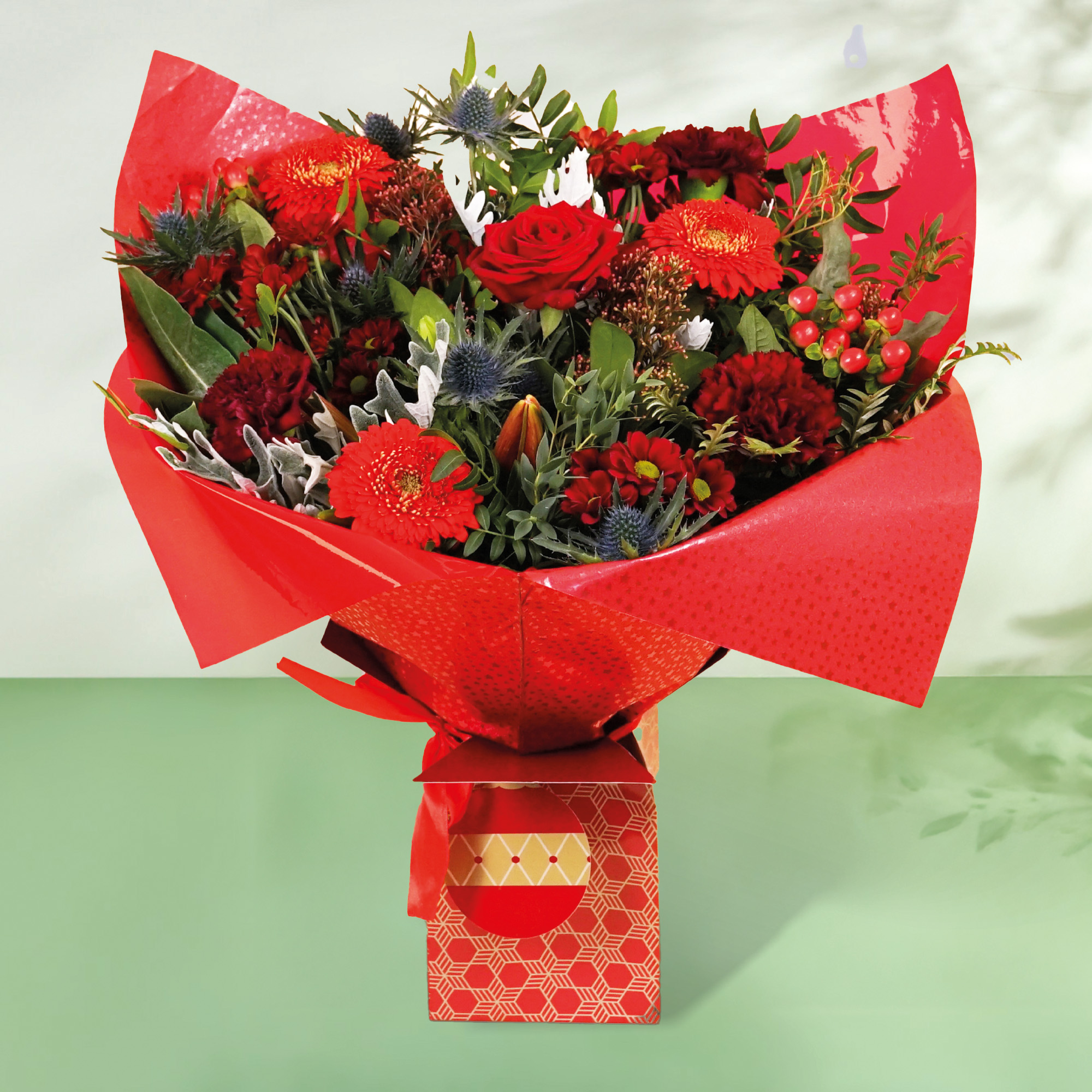 Crimson Queen Flower Bouquet - Free Delivery!