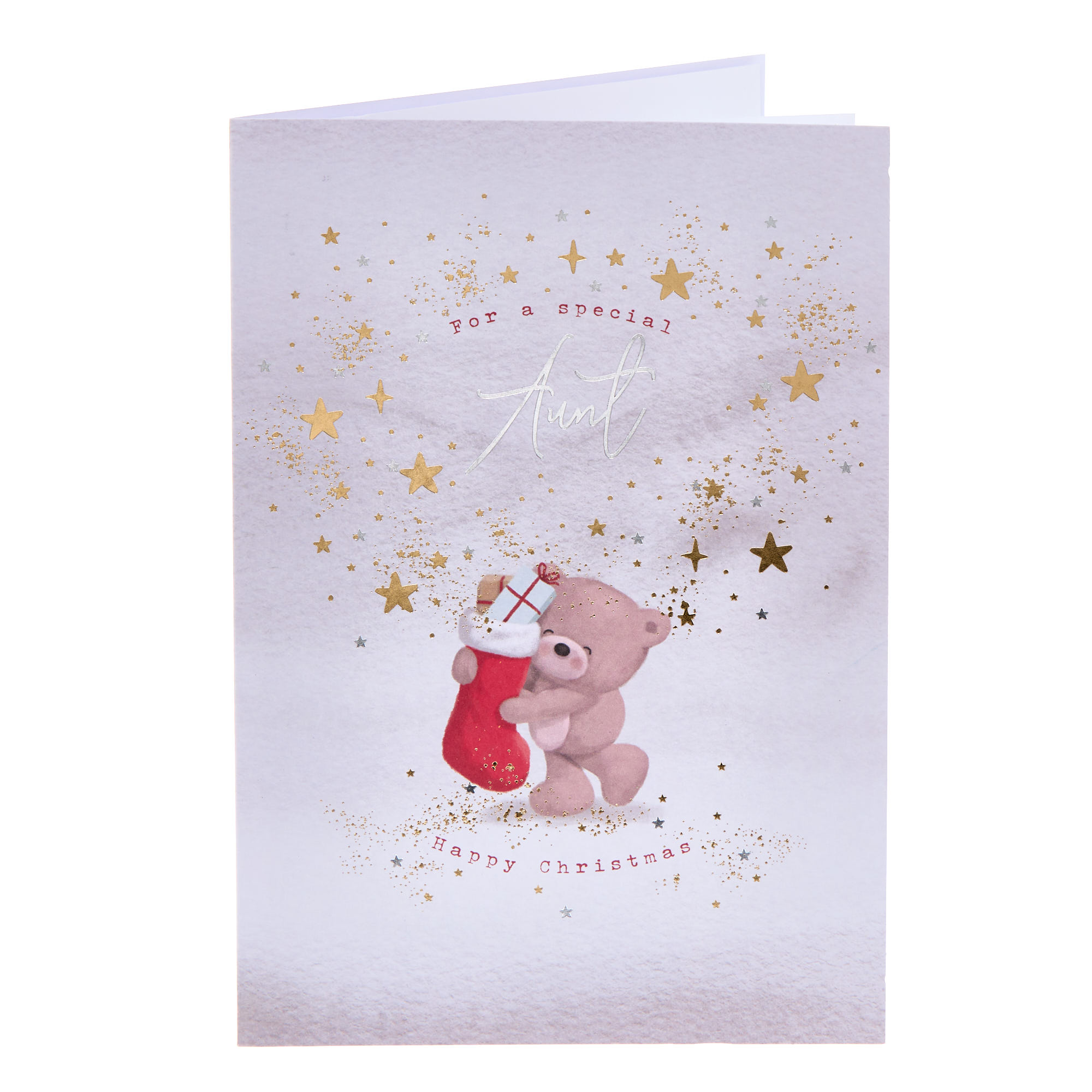 For A Special Aunt Hugs Christmas Card