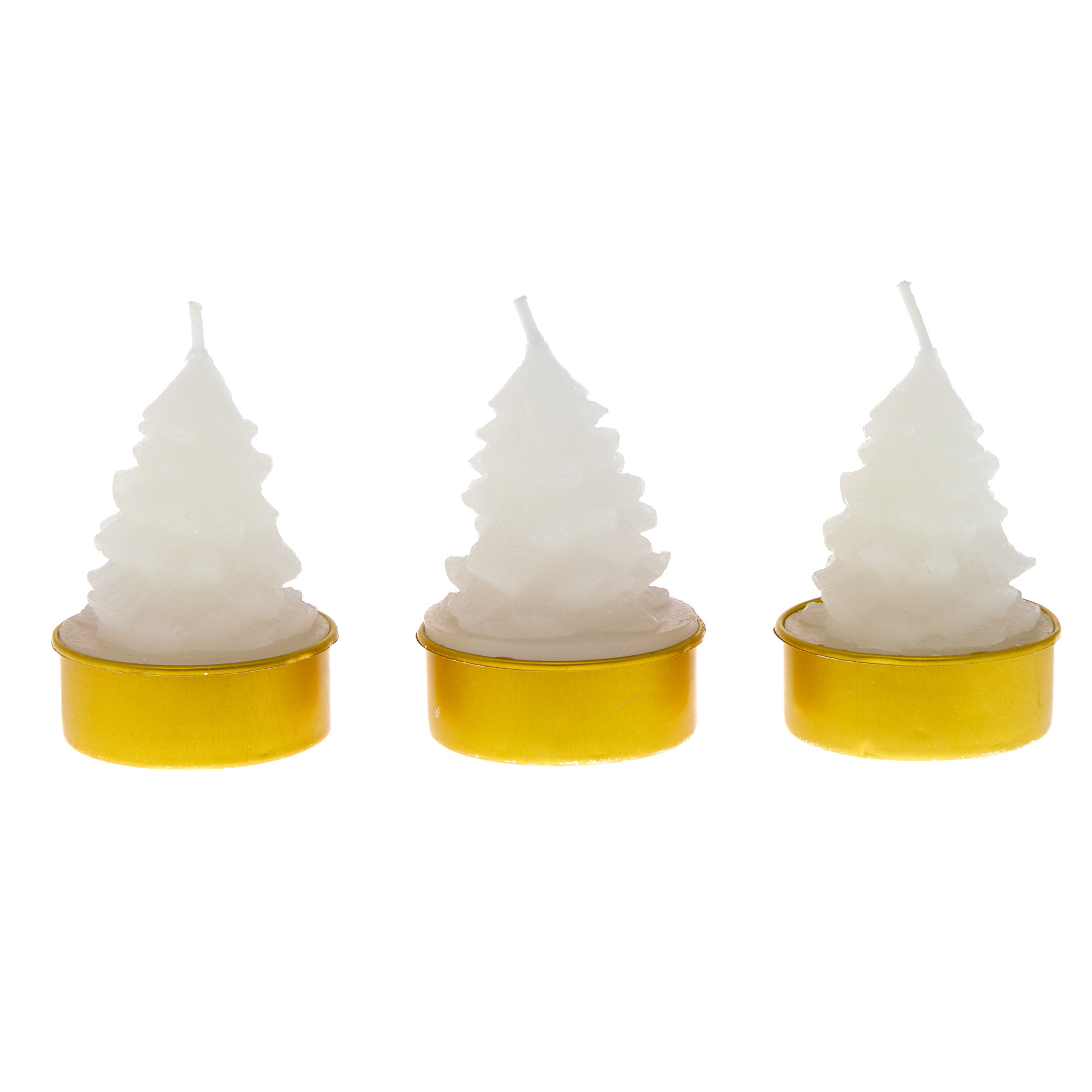 Luxury Festive Unscented Candles - Set of 3