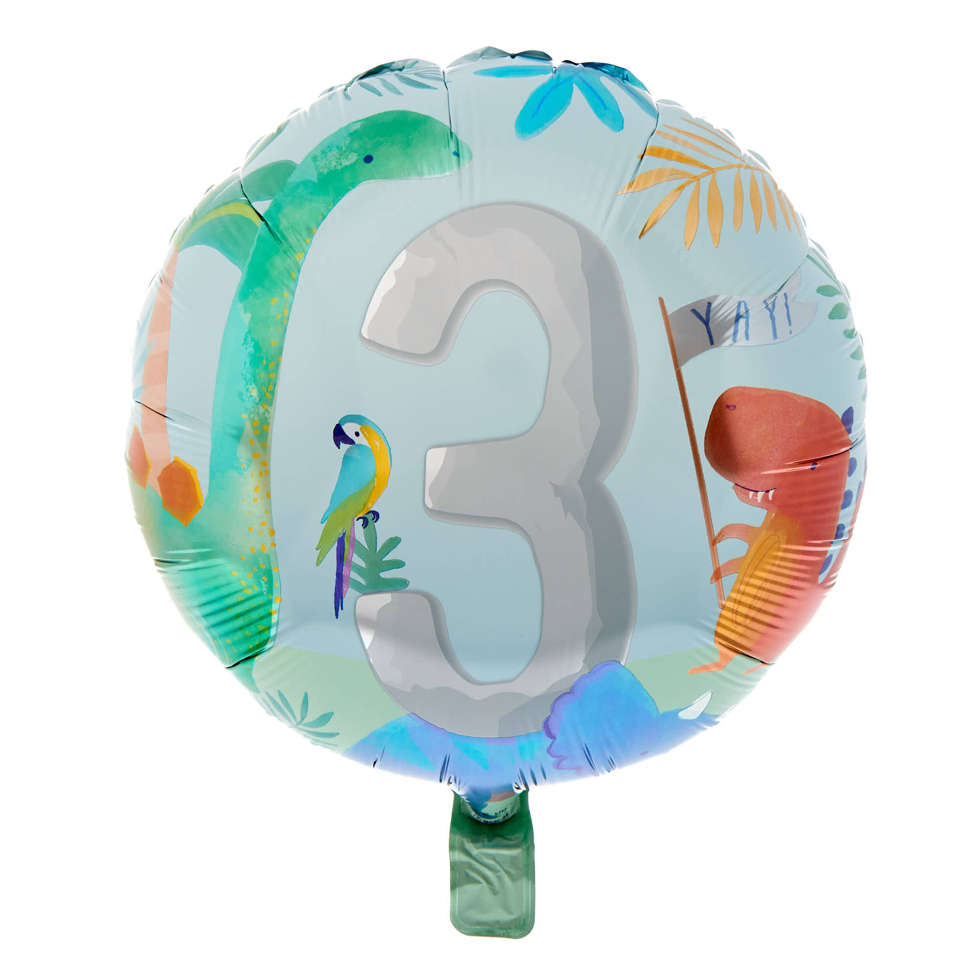 Dinosaurs 3rd Birthday Balloon Bouquet - DELIVERED INFLATED!