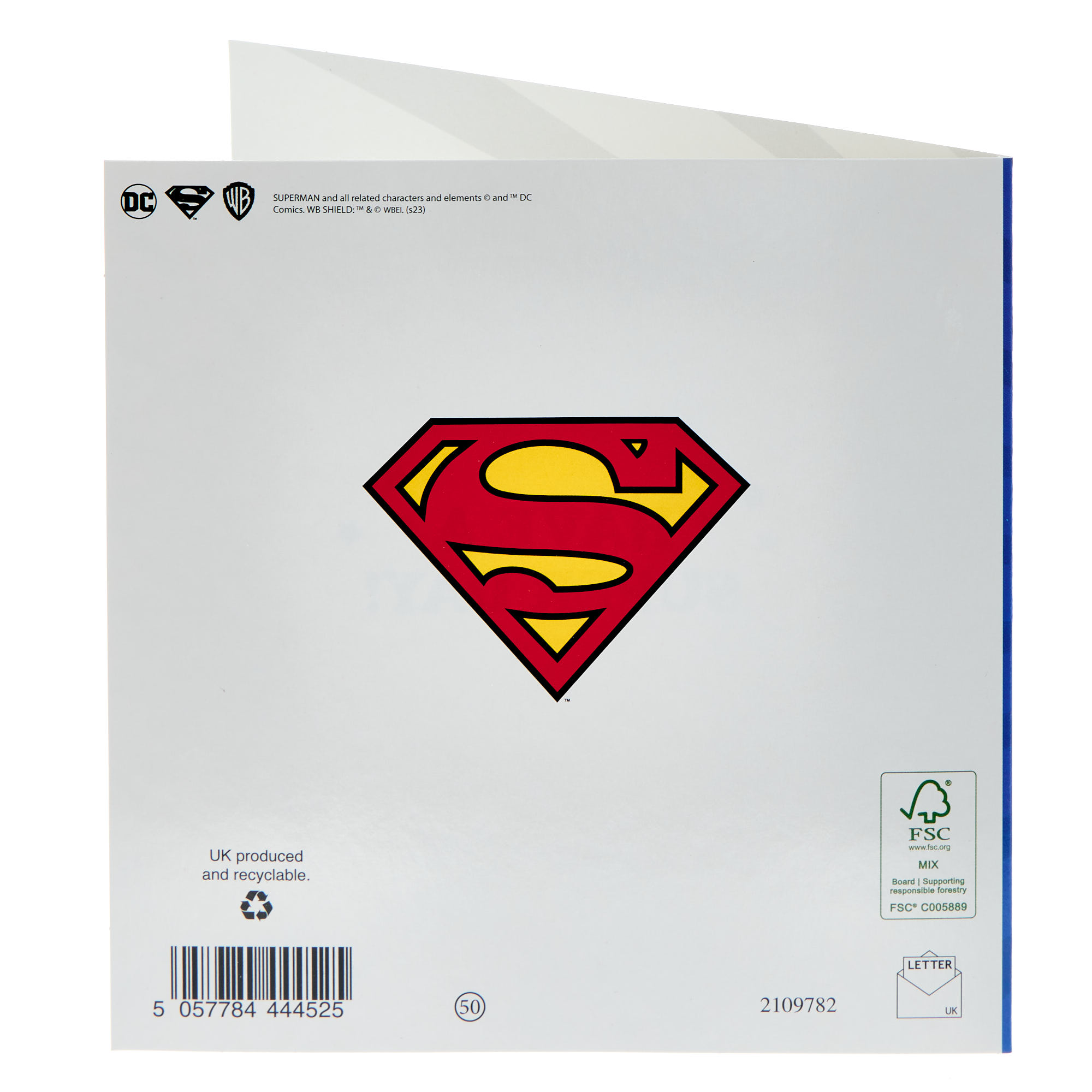 Superman Logo Happy Father's Day Card