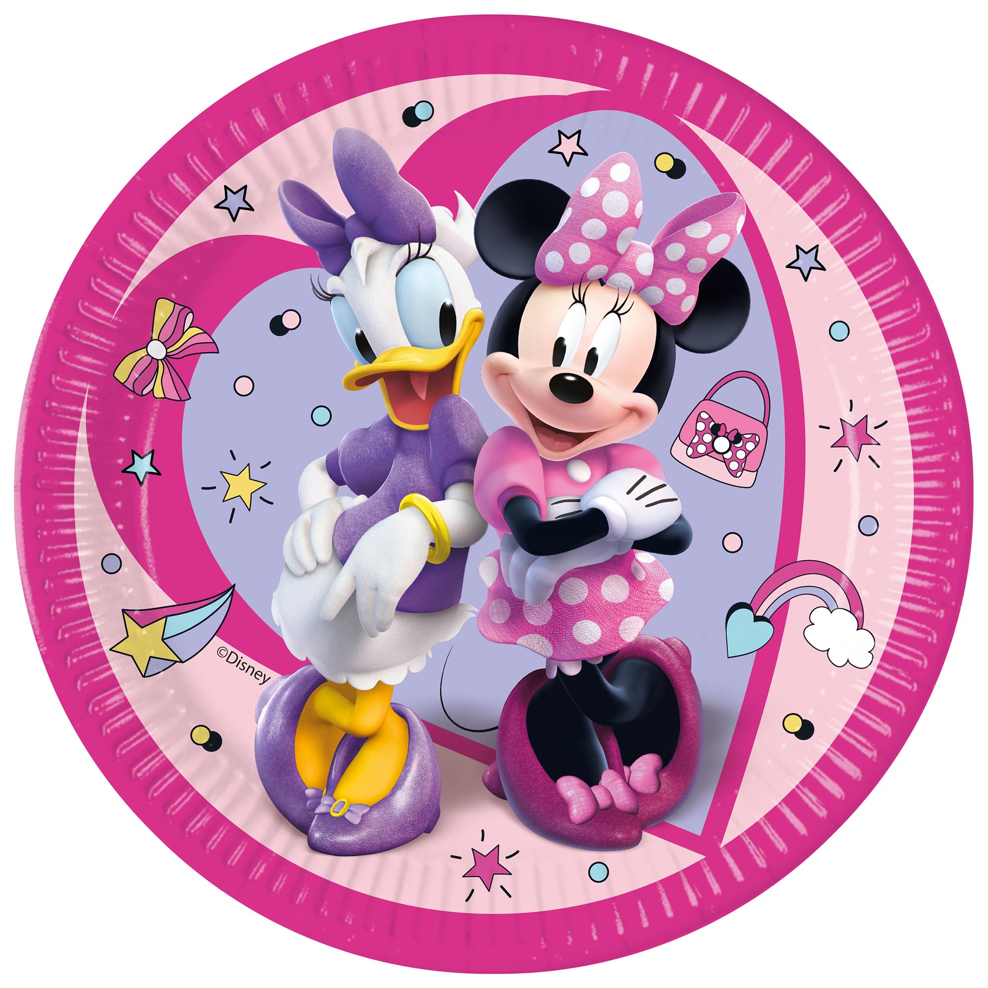 Minnie Junior Party Tableware & Decorations Bundle - 16 Guests