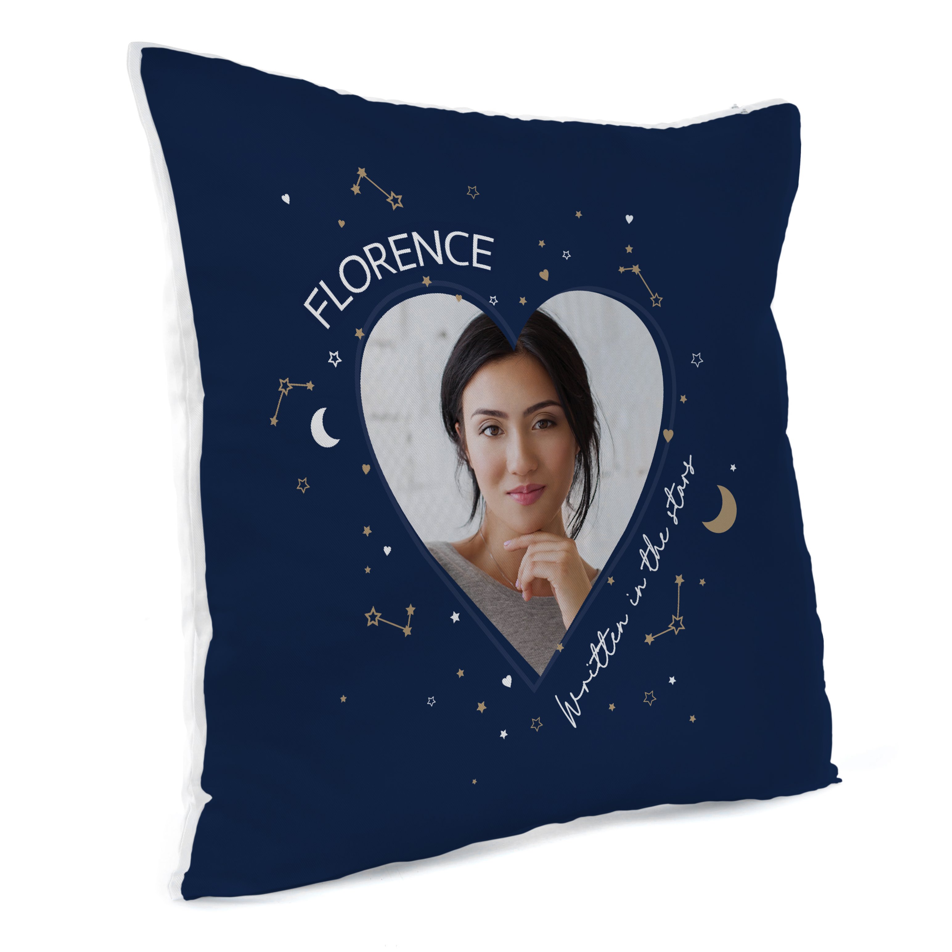 Personalised Photo Cushion - Constellations Written in The Stars