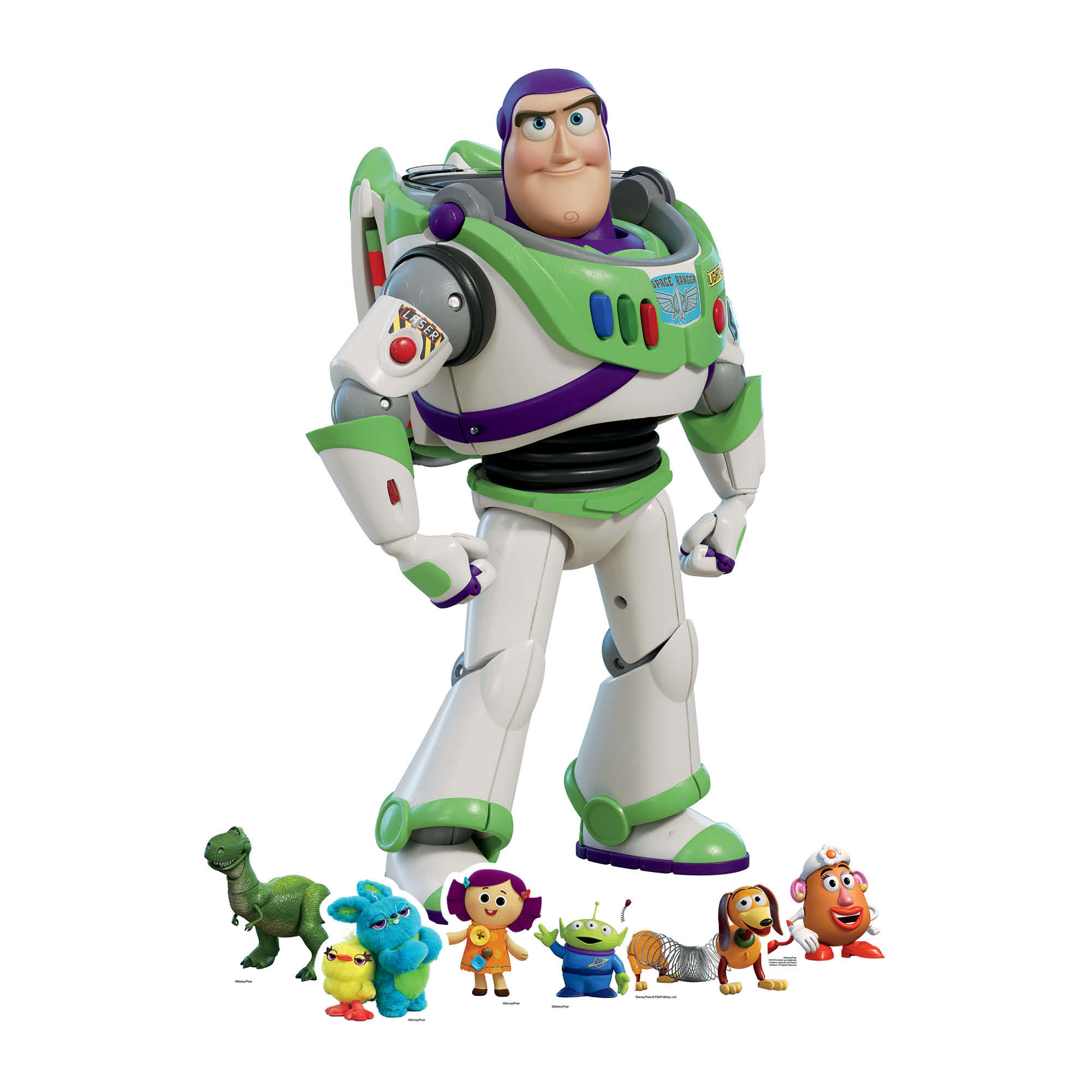 Medium Toy Story Buzz Cardboard Cutout Kit