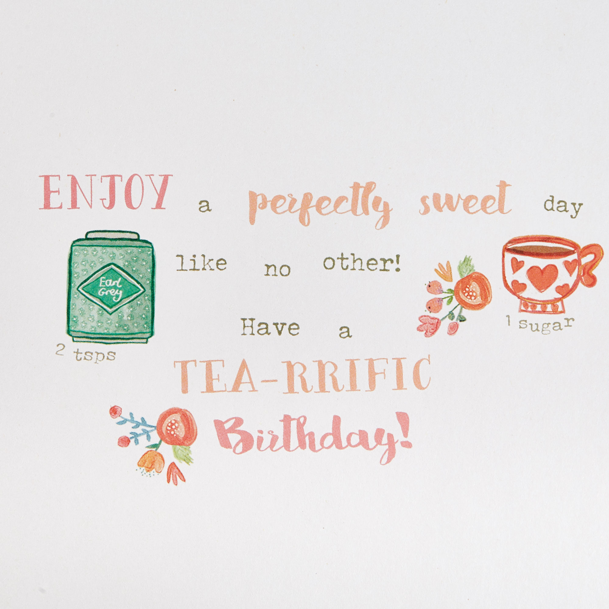 Birthday Cards - Time For Tea (Pack of 6)