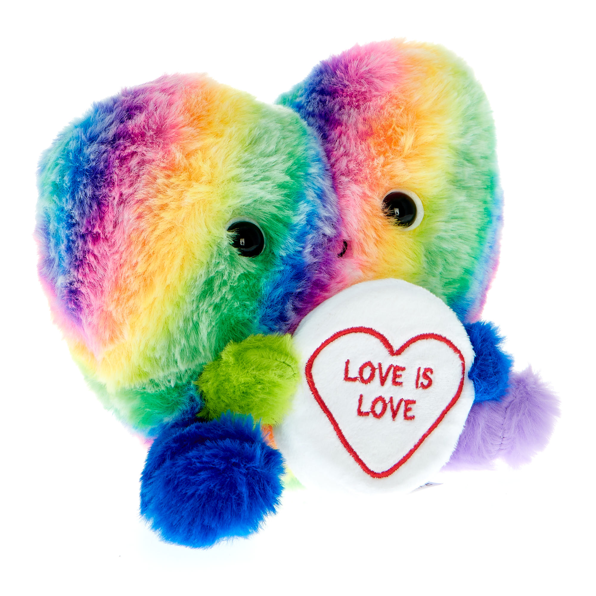 Swizzels Love Hearts Rainbow Heart Soft Toy 