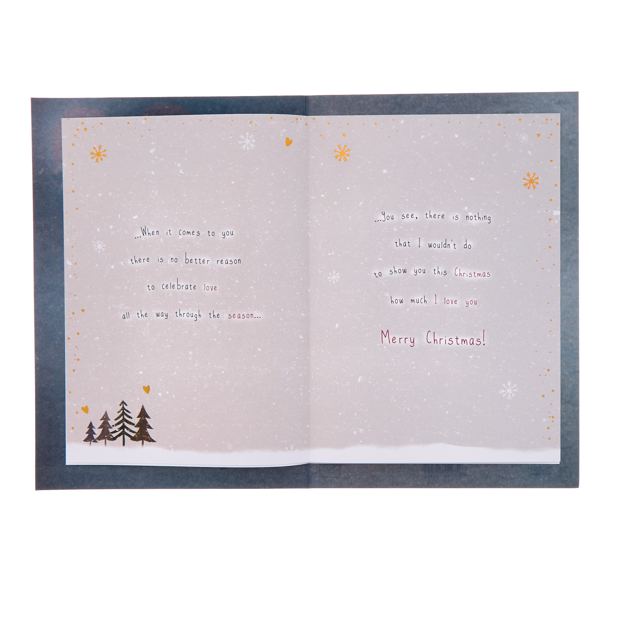 Cutest Husband Bear & Presents Christmas Card