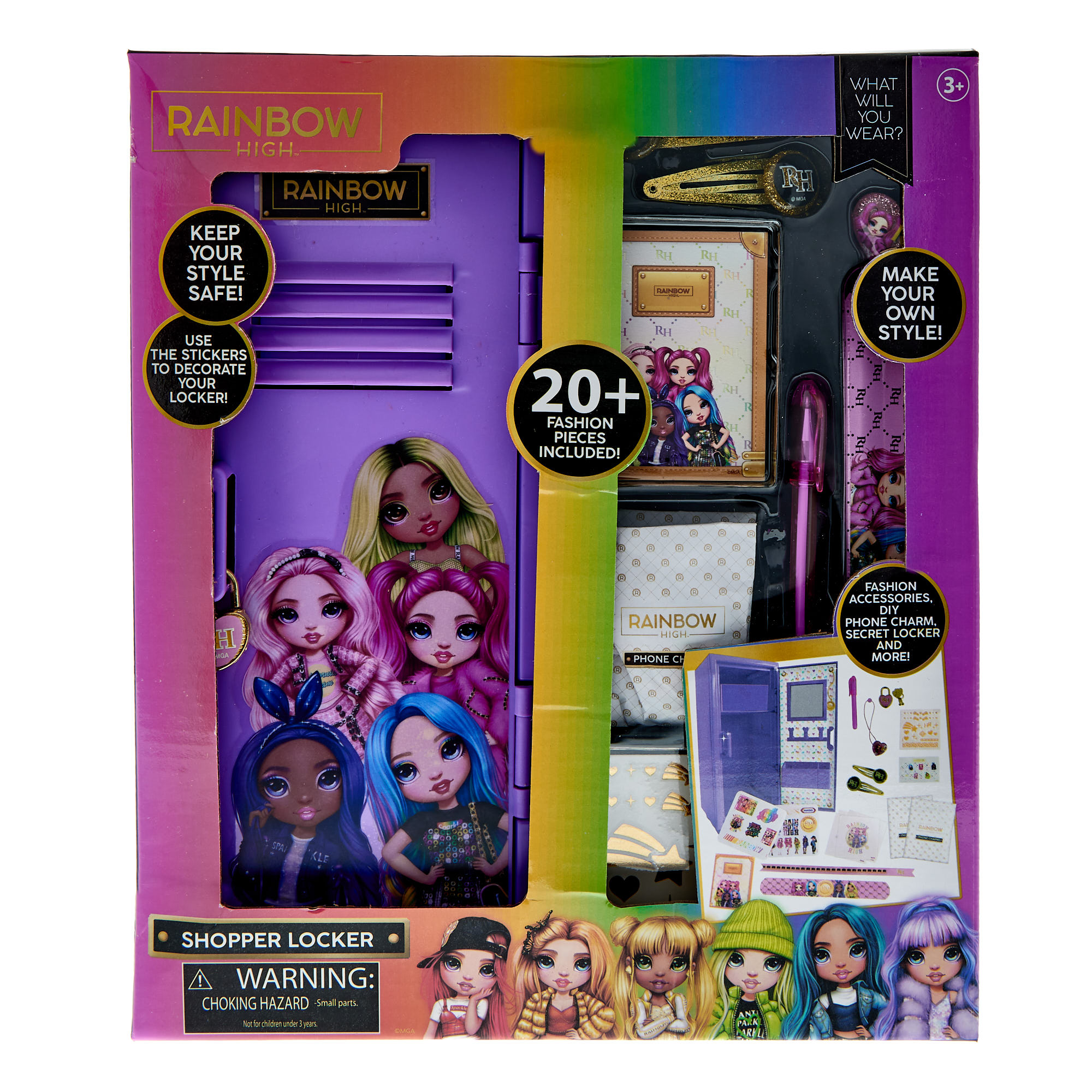 Rainbow High Shopper Locker