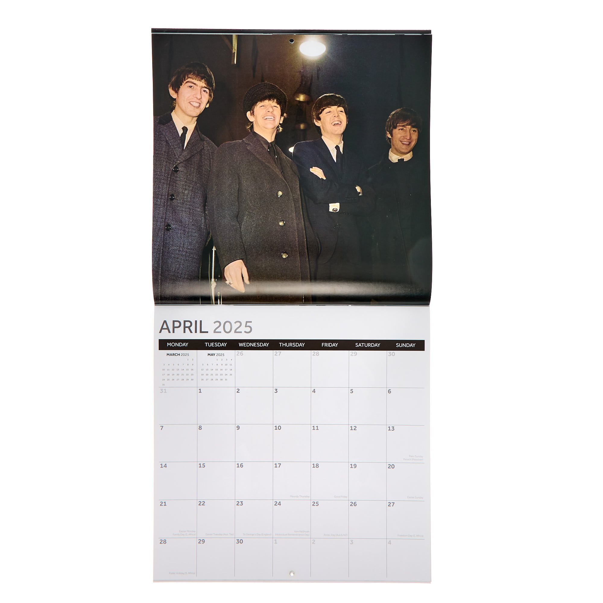 The Beatles 2025 Square Wall Calendar