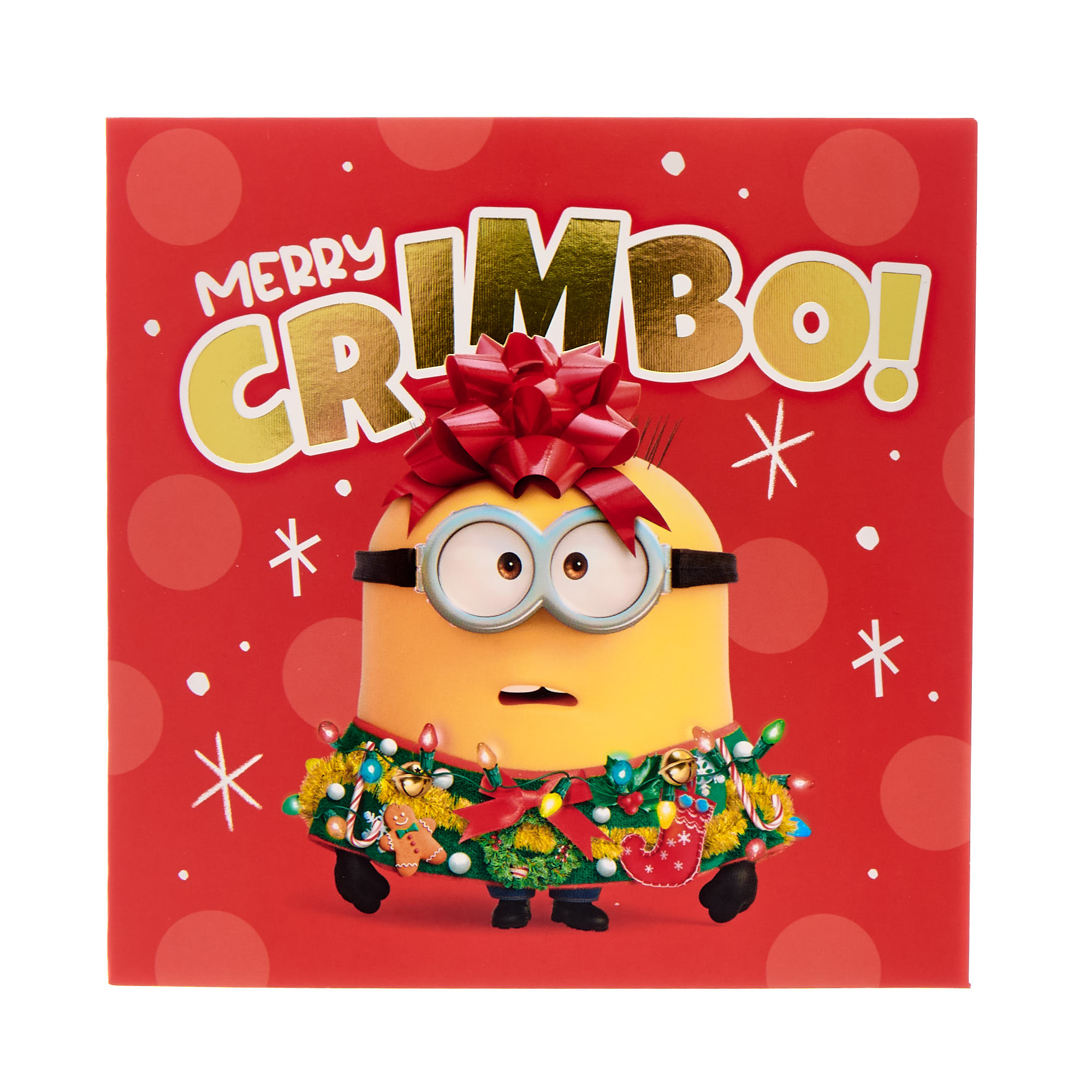 Minions Christmas Cards - Pack of 12 (2 Designs)