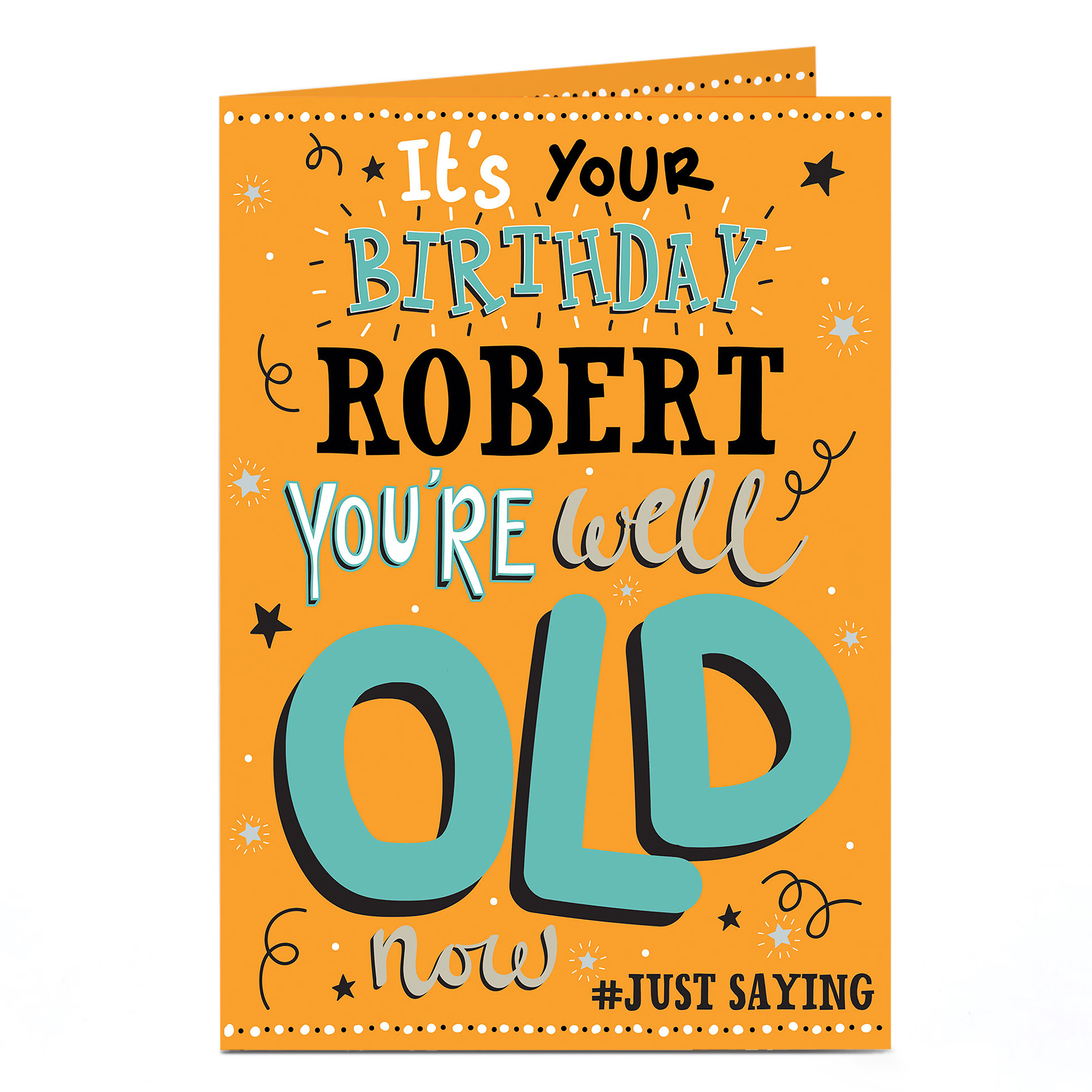 Buy Personalised Birthday Card - You're Well Old for GBP 1.79 | Card ...