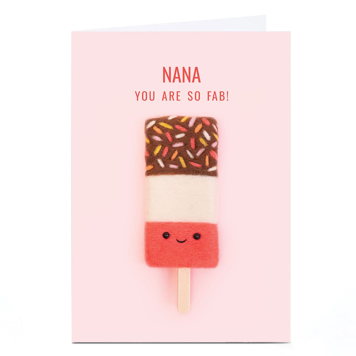 Personalised Lemon and Sugar Mother's Day Card - Nana Fab Lolly