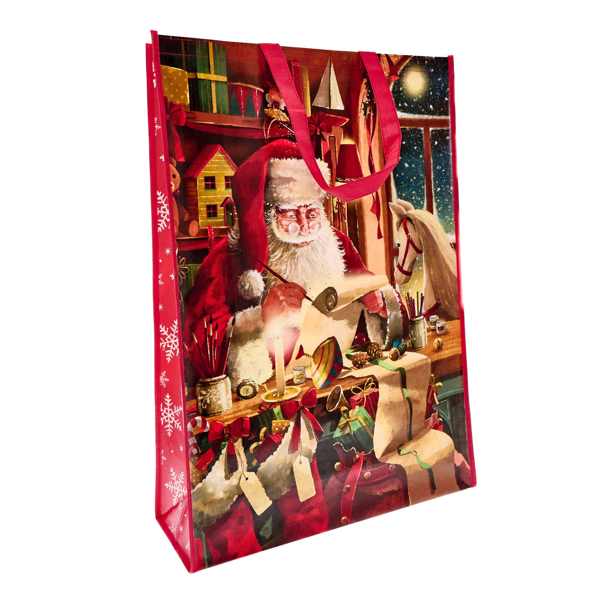 Traditional Santa Giant Reusable Christmas Gift Bag