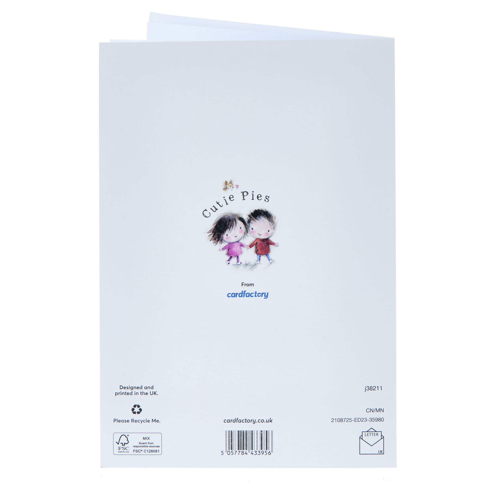 Brother & Sister in Law Sweet Pair Wedding Anniversary Card