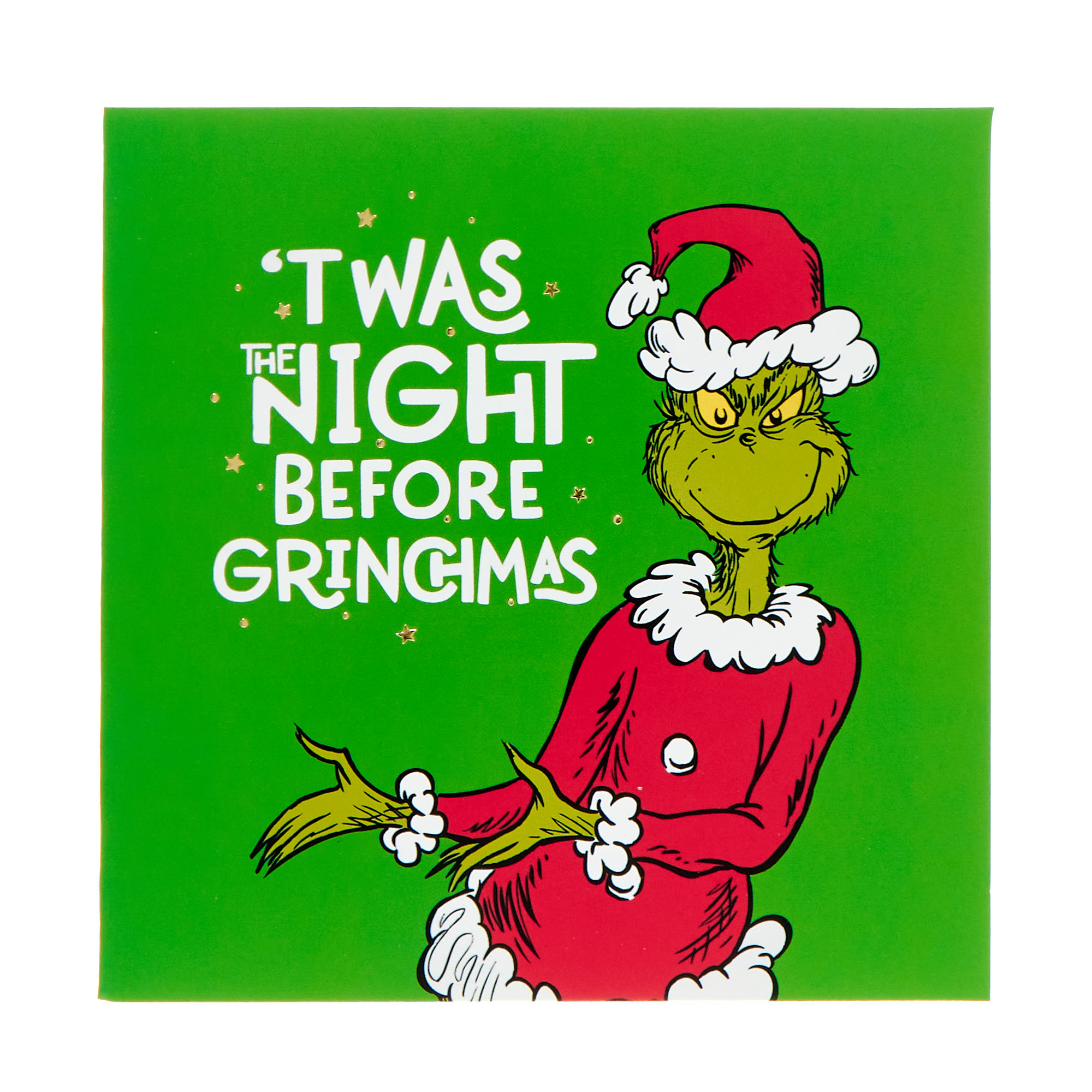 12 Christmas Cards - The Grinch (2 Designs)