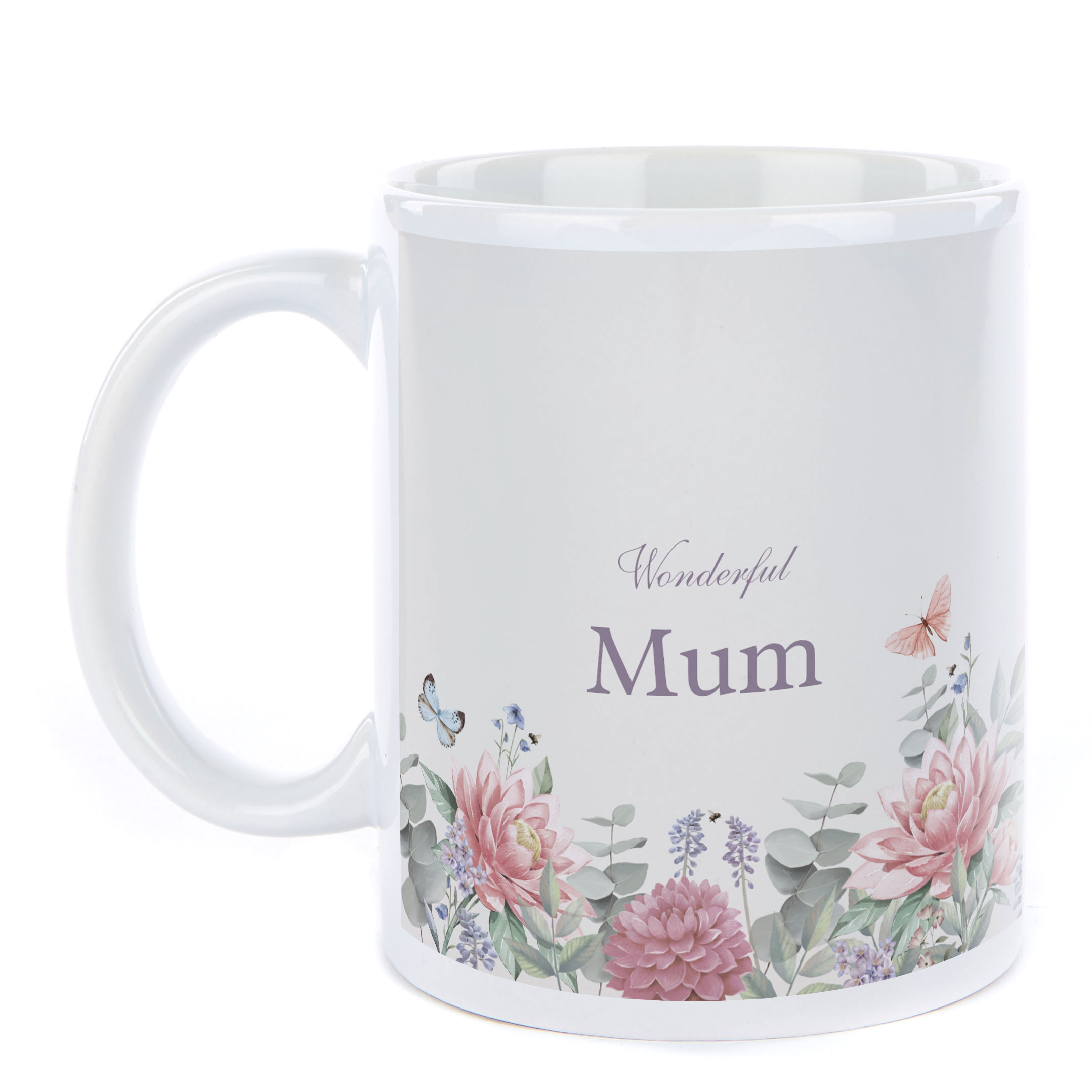 Personalised Mug - Pastel Florals