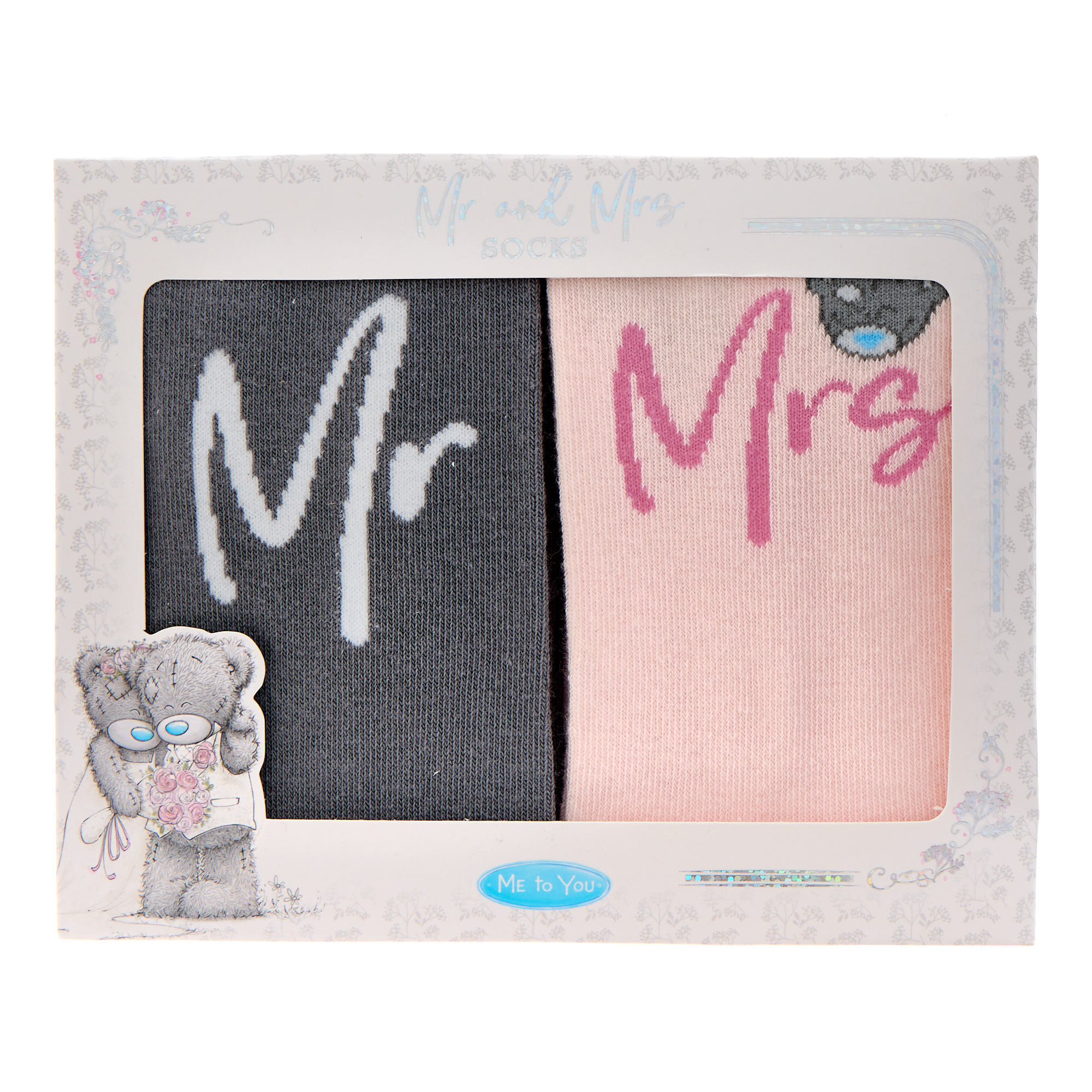 Me To You Tatty Teddy Mr & Mrs Socks Set