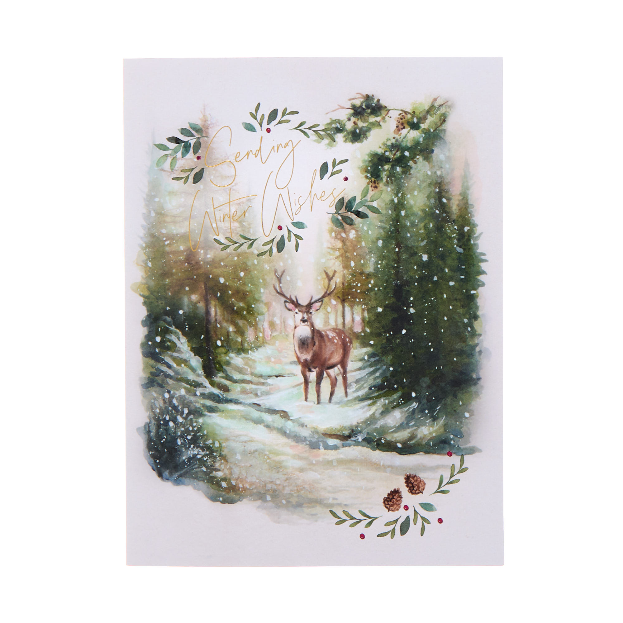 Deluxe Deer & Rabbit Charity Christmas Cards - Pack of 10 (2 Designs)