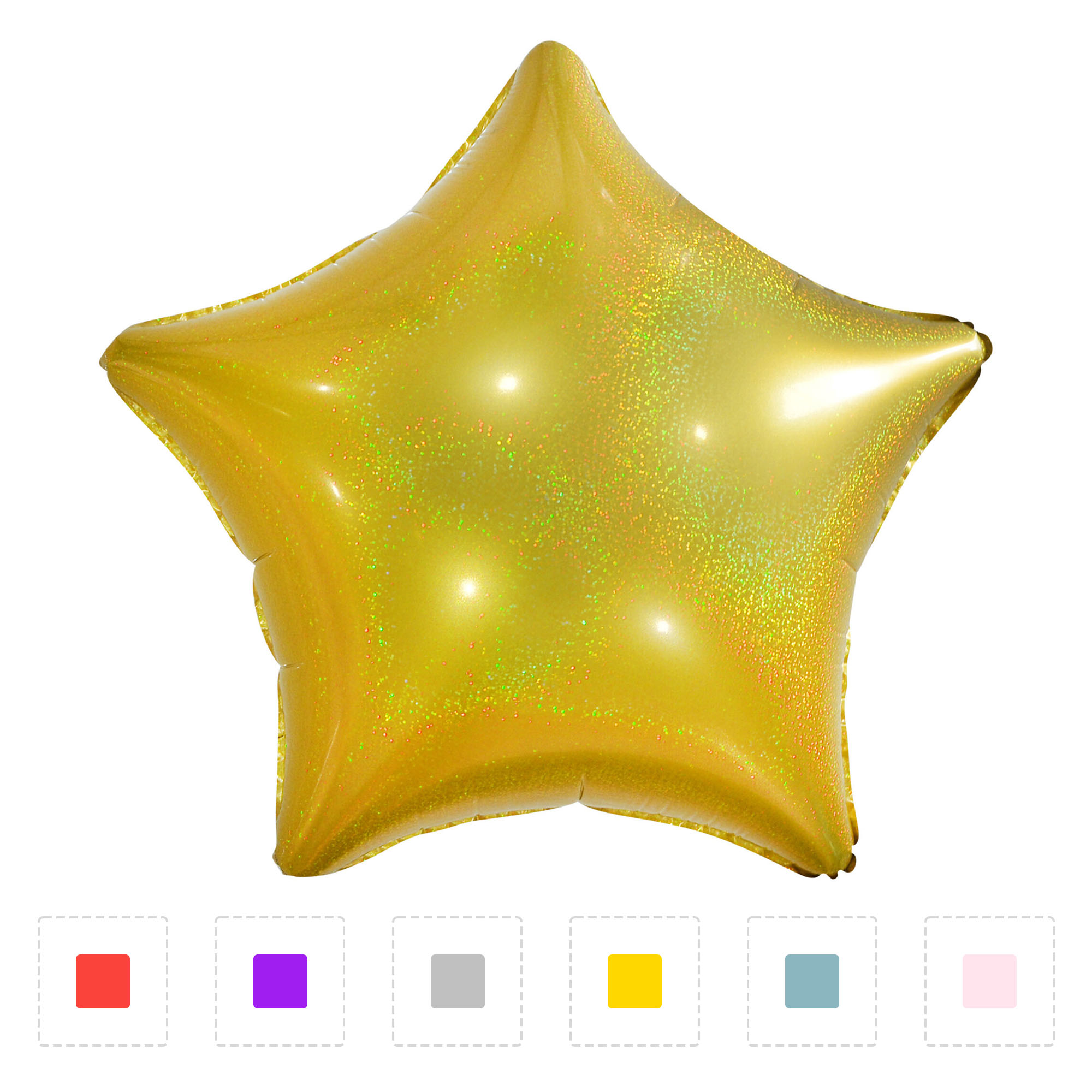 Plain Star Balloons - Any Colour