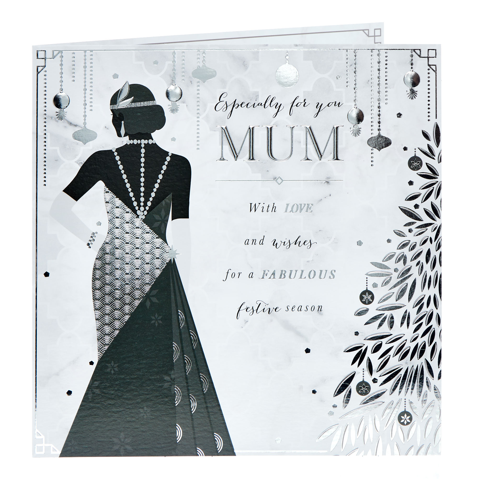 Mum Art Deco Christmas Card