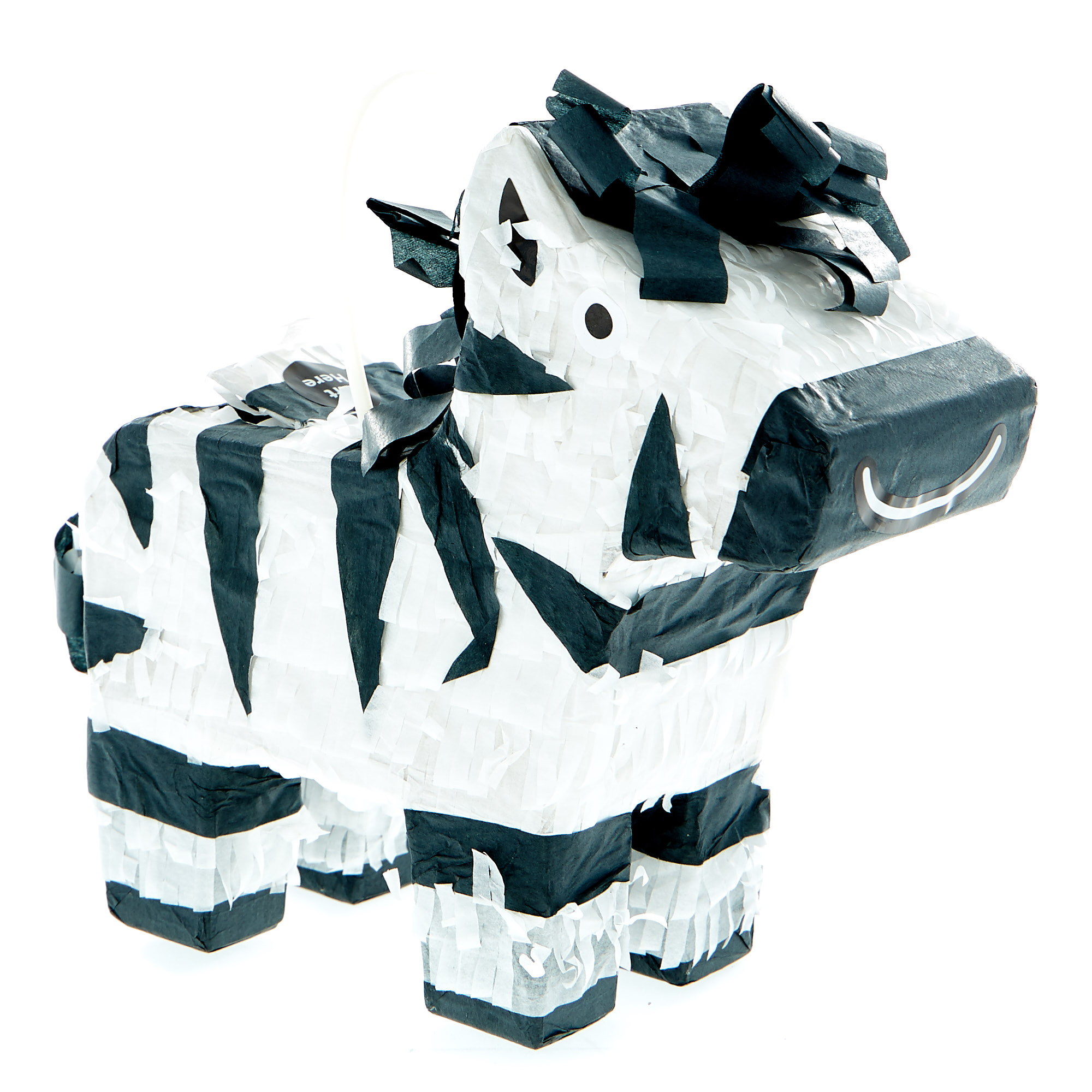 Mini Zebra Pinata-Style Party Decoration
