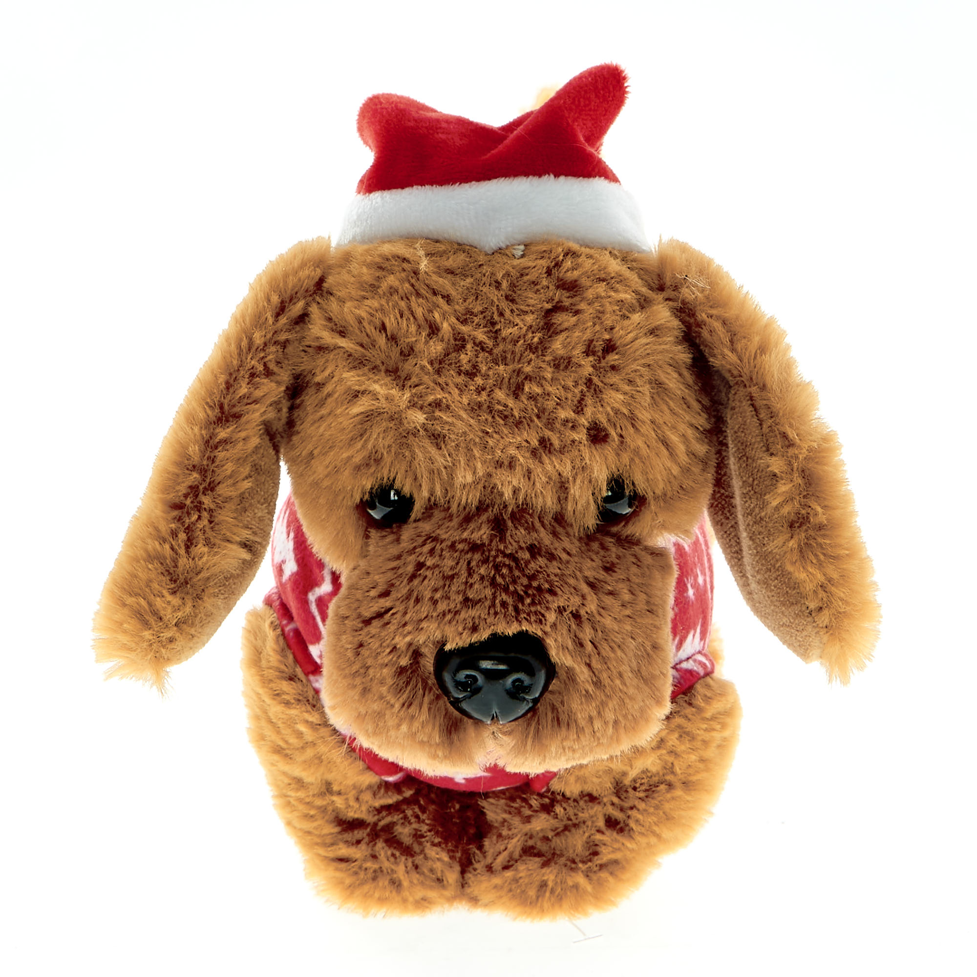 Medium Christmas Sausage Dog Soft Toy