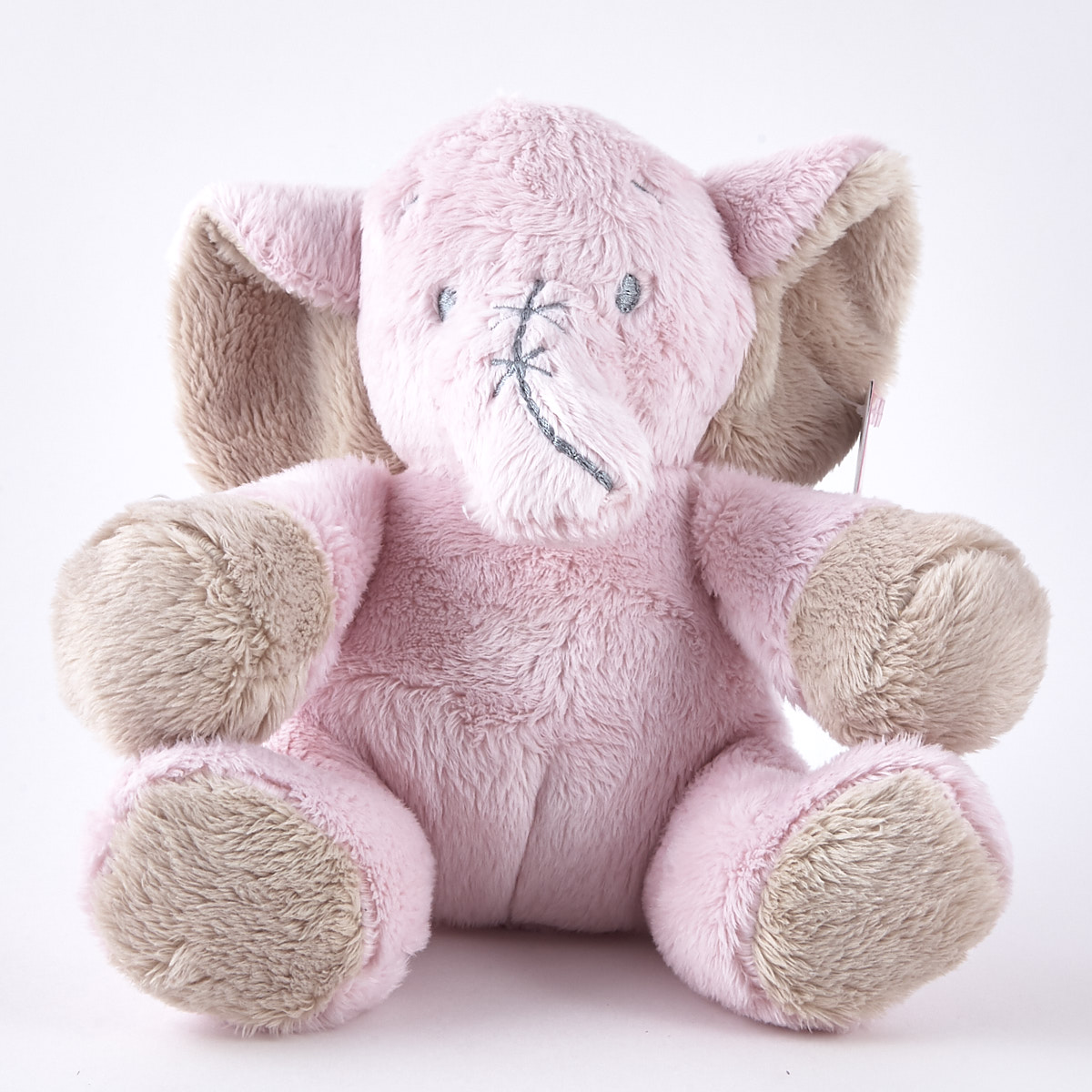 small pink elephant stuffed animal