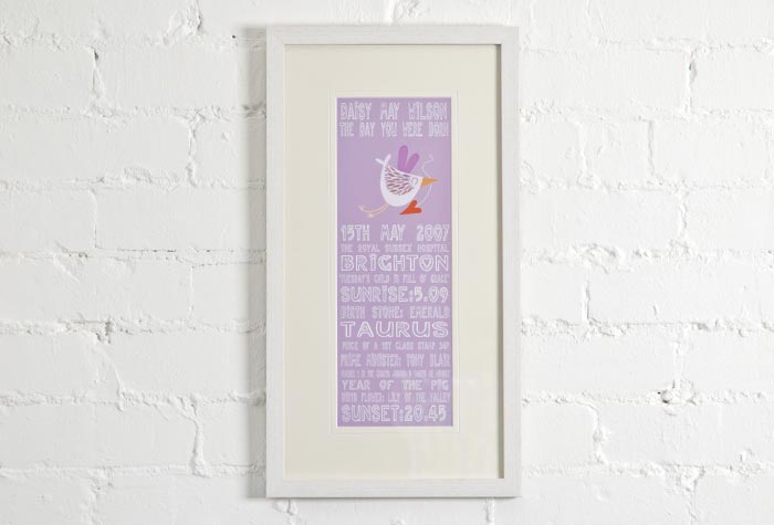 Personalised Print - Day You Were Born