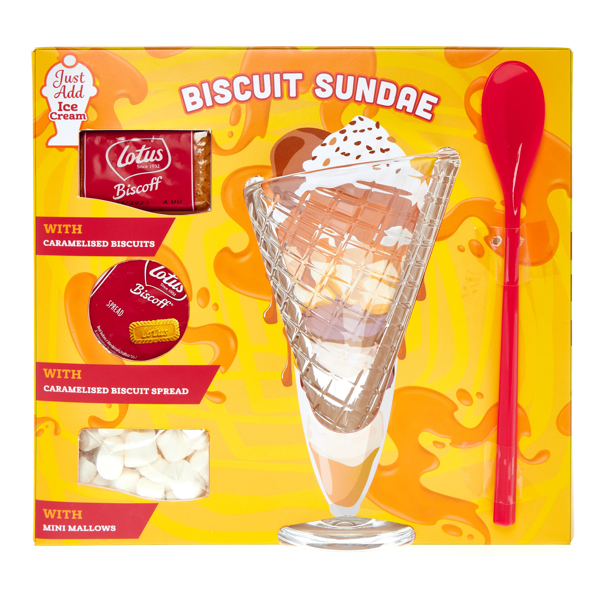 Lotus Biscoff Biscuit Sundae Set