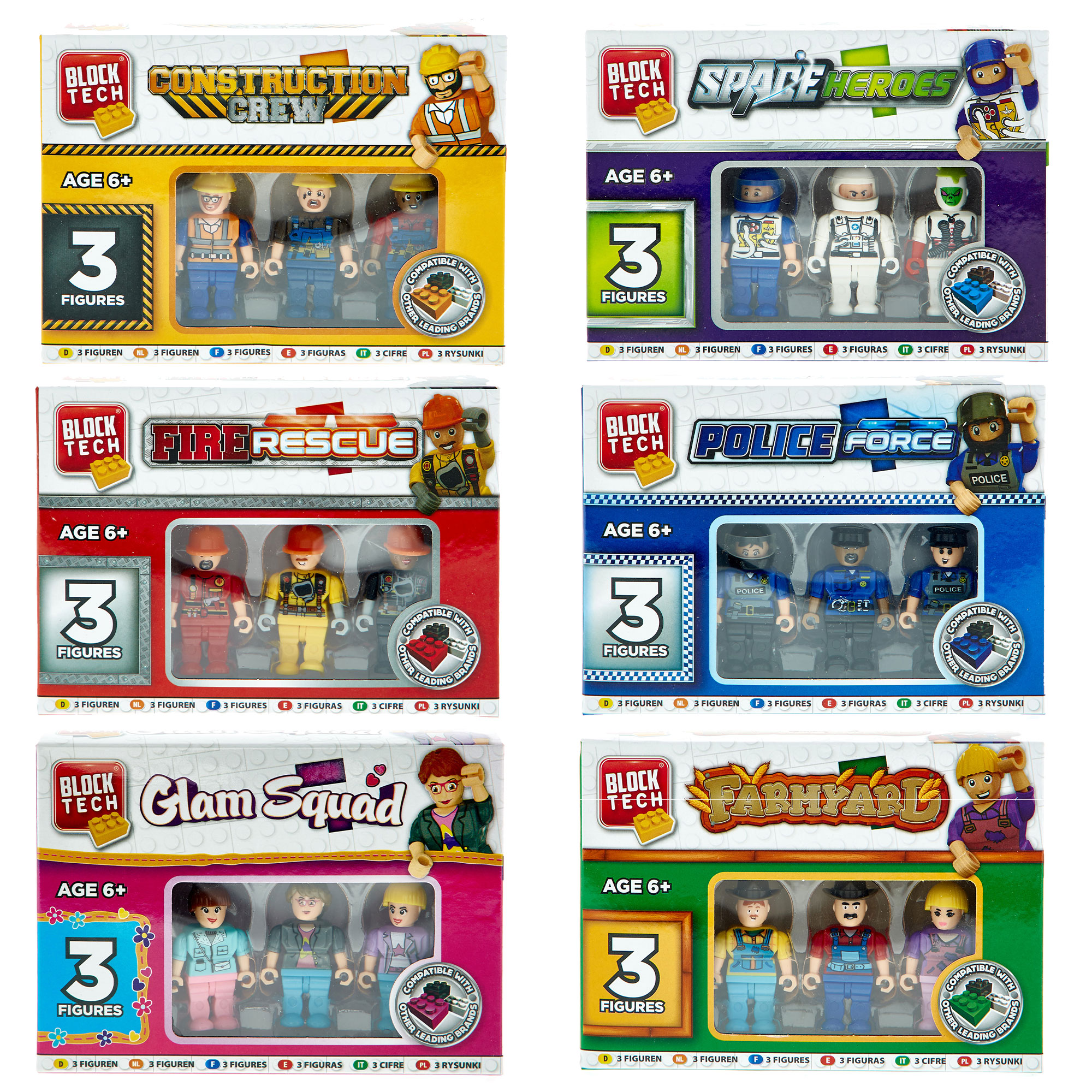 Block Tech Figures (Lucky Dip)