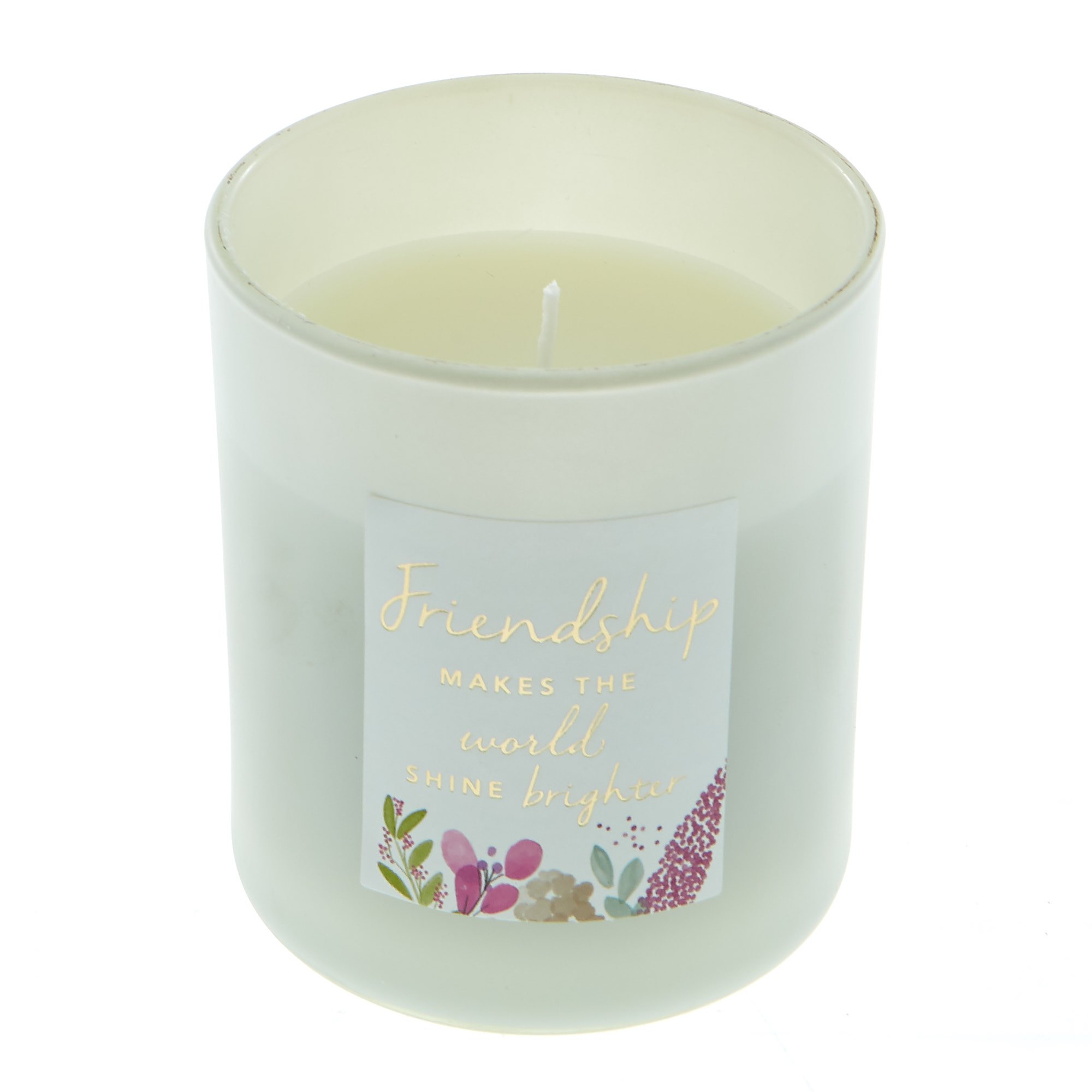 Friendship Sentiment Candle