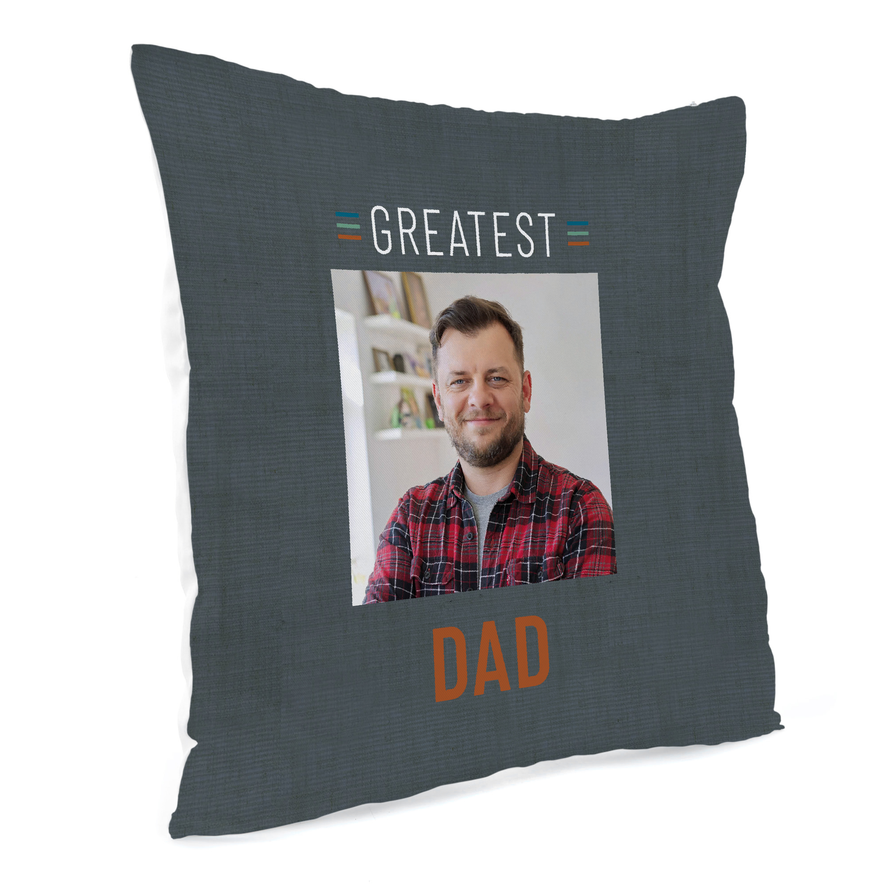 Personalised Photo Cushion - Greatest, Any Name