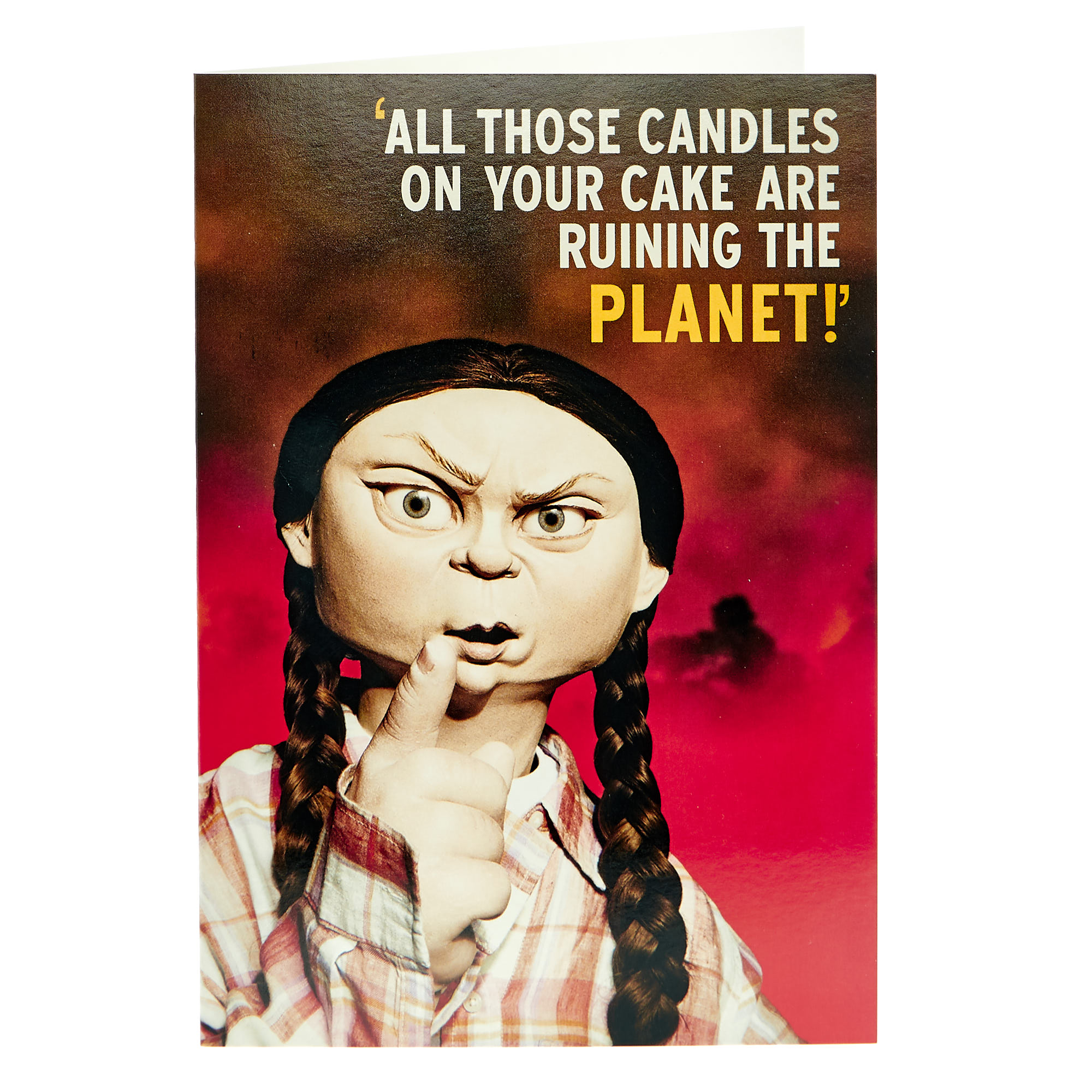 Spitting Image Birthday Card - All Those Candles