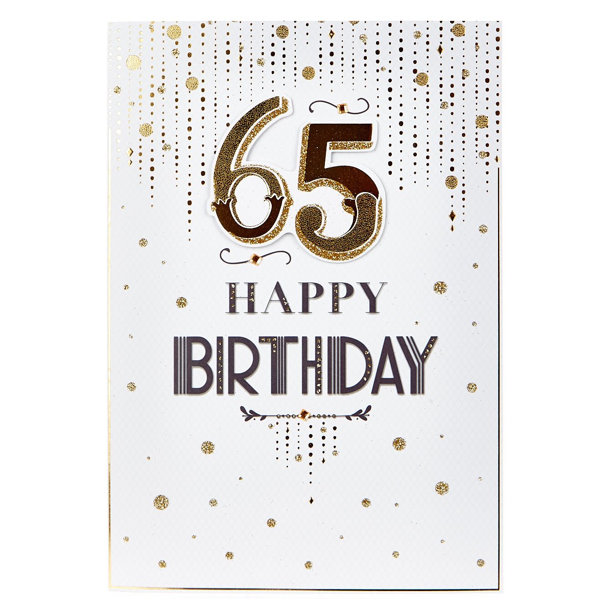 Buy 65th Birthday Card Art Deco For GBP 1 79 Card Factory UK