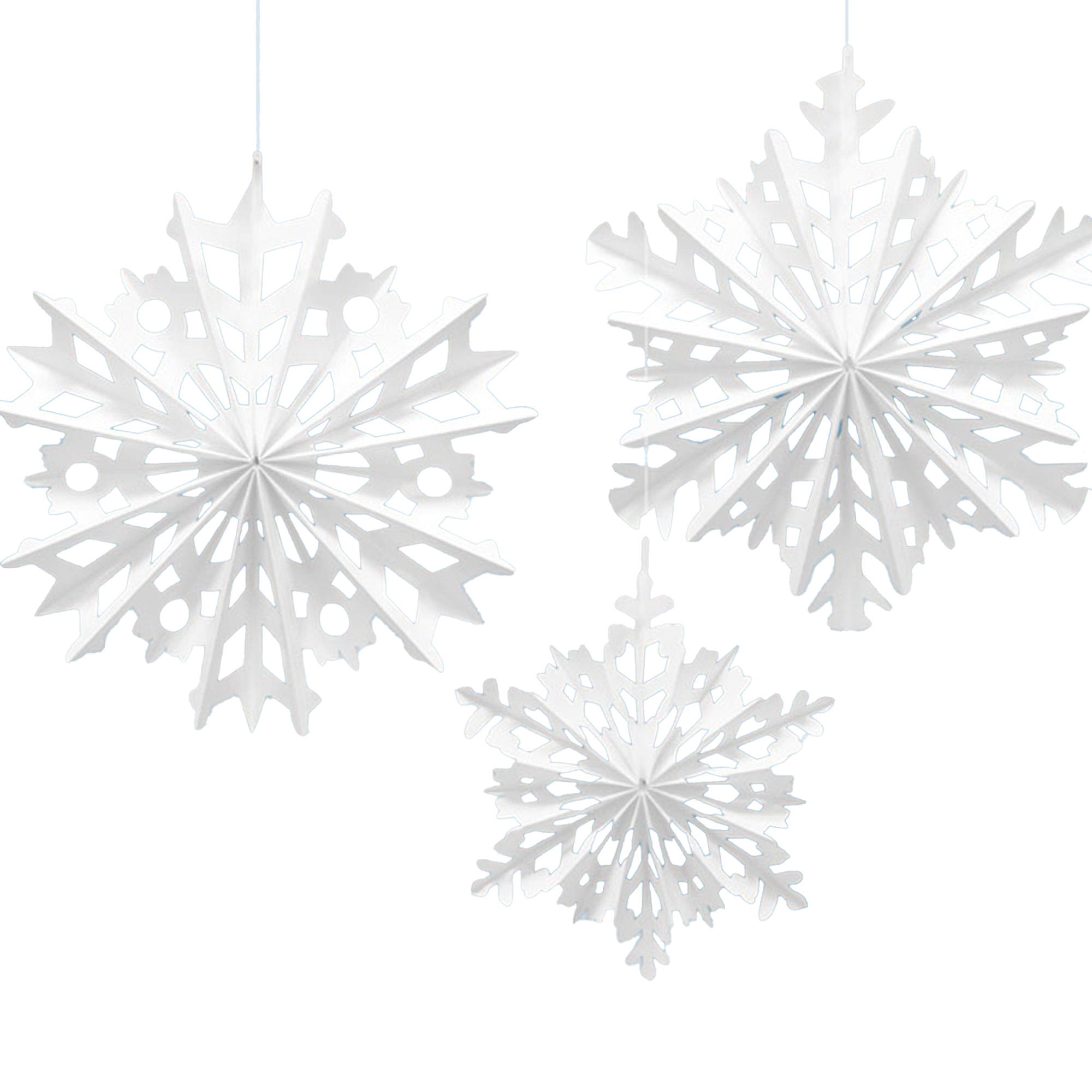 Snowflake Hanging Fans