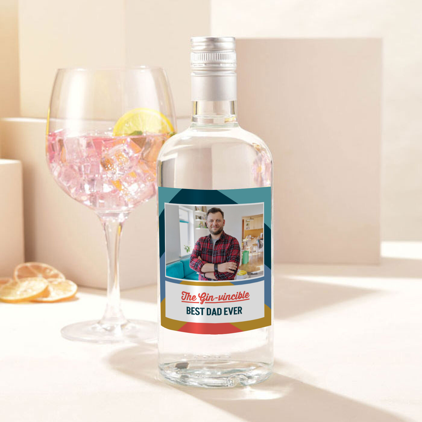 Photo Upload Personalised Gin - The Gin-vinsible