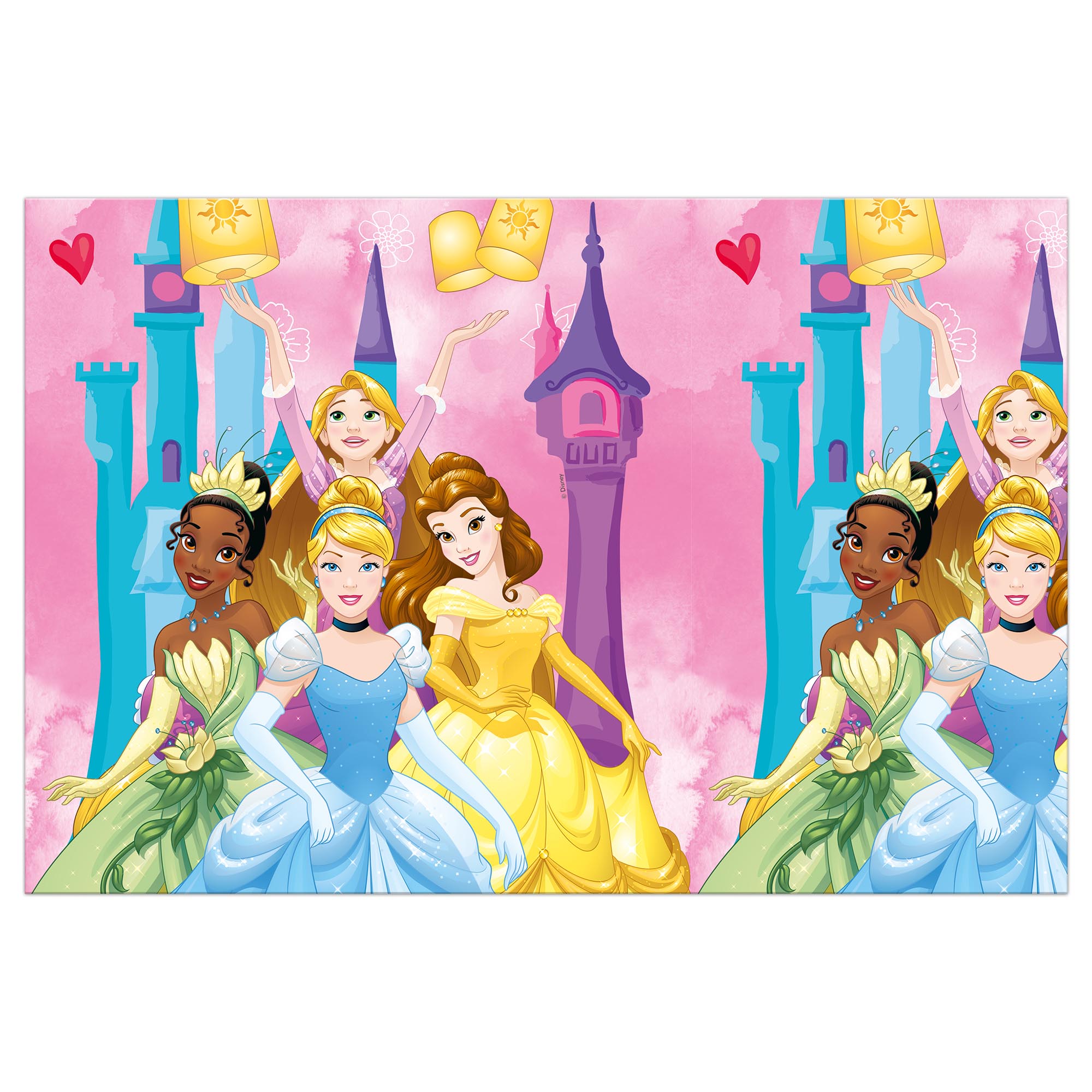 Disney Princesses Party Tableware & Decorations Bundle  - 16 Guests