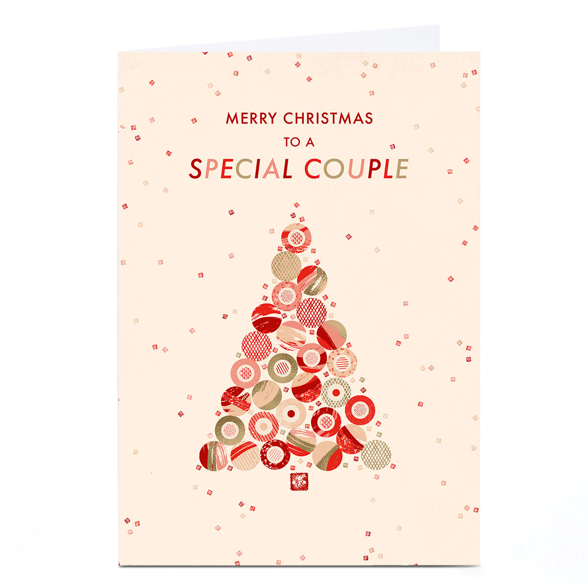 Personalised Rebecca Prinn Christmas Card - Special Couple Tree