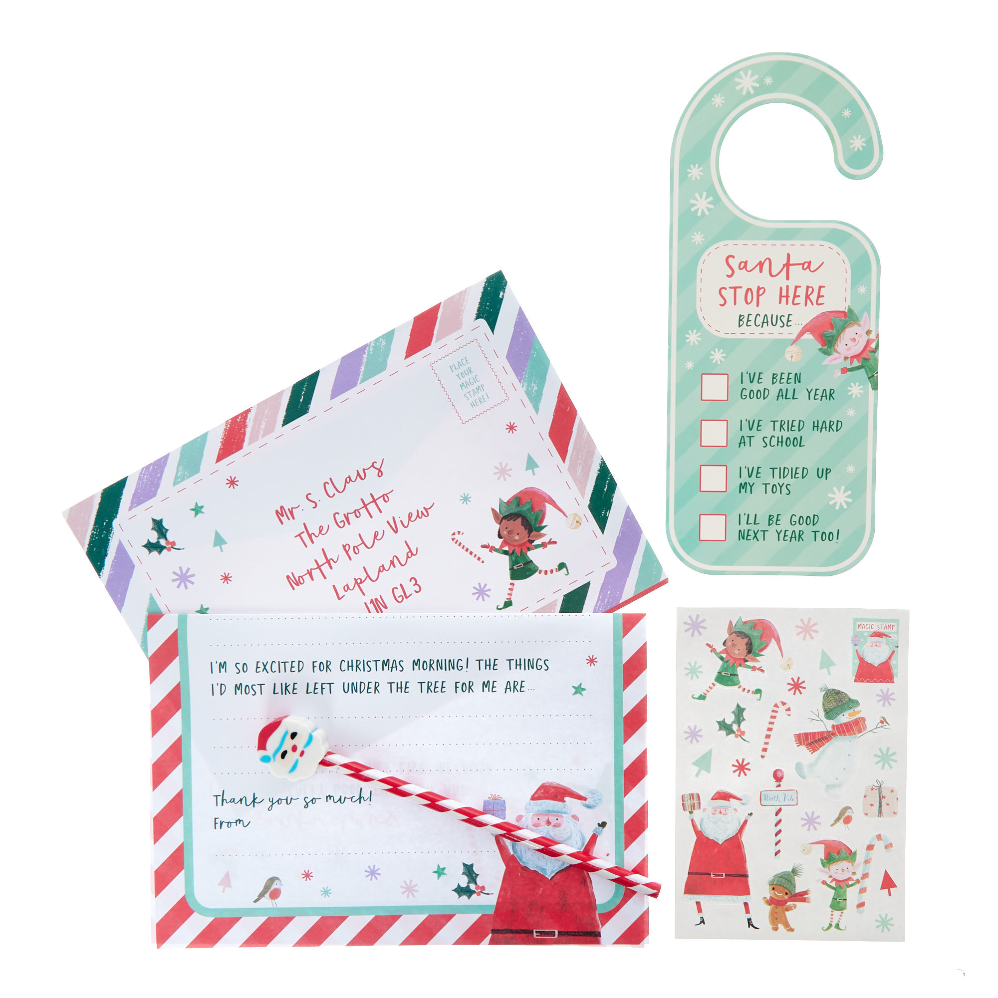 Letter to Santa Writing Set