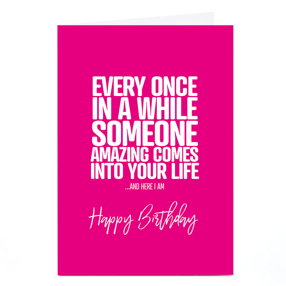 Buy Personalised Punk Birthday Card - Someone Amazing for GBP 2.29-5.49 ...