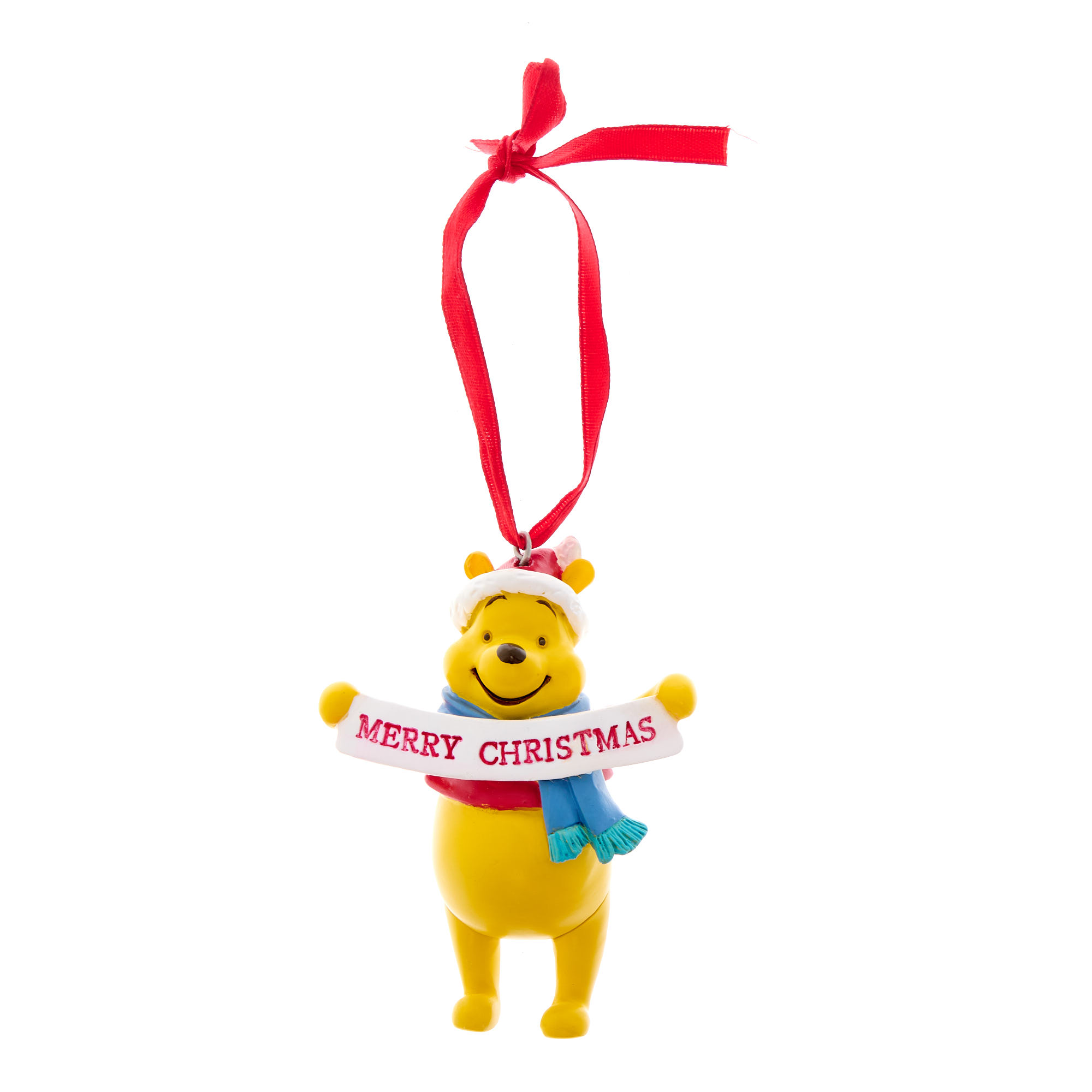 Winnie The Pooh Resin Christmas Tree Decoration