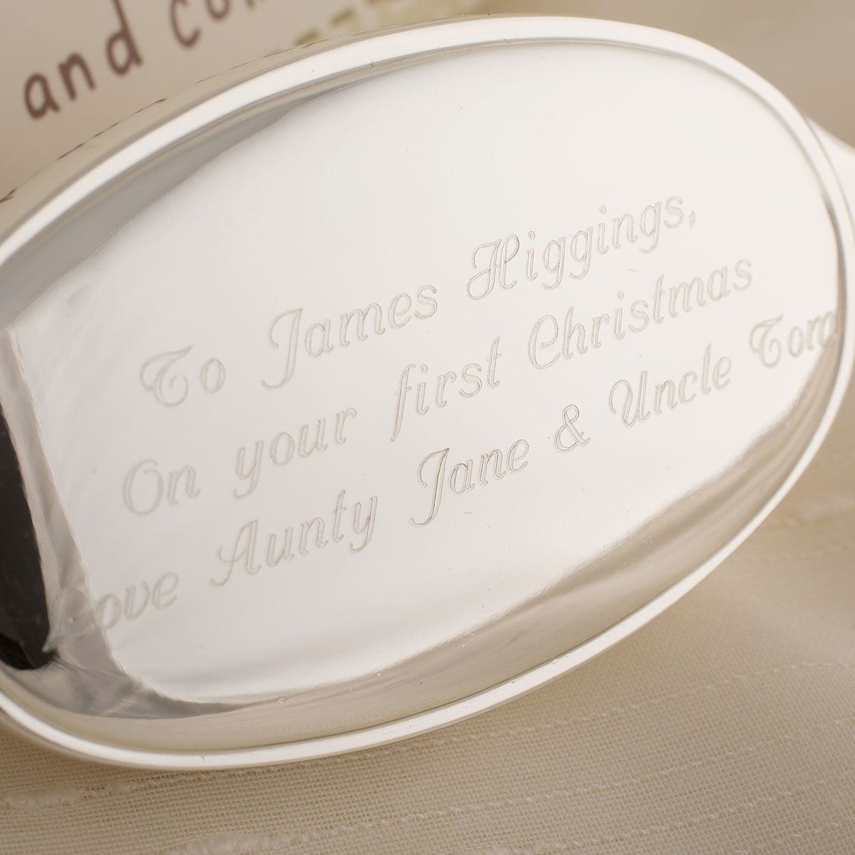 Personalised Engraved Baby Brush and Comb Set