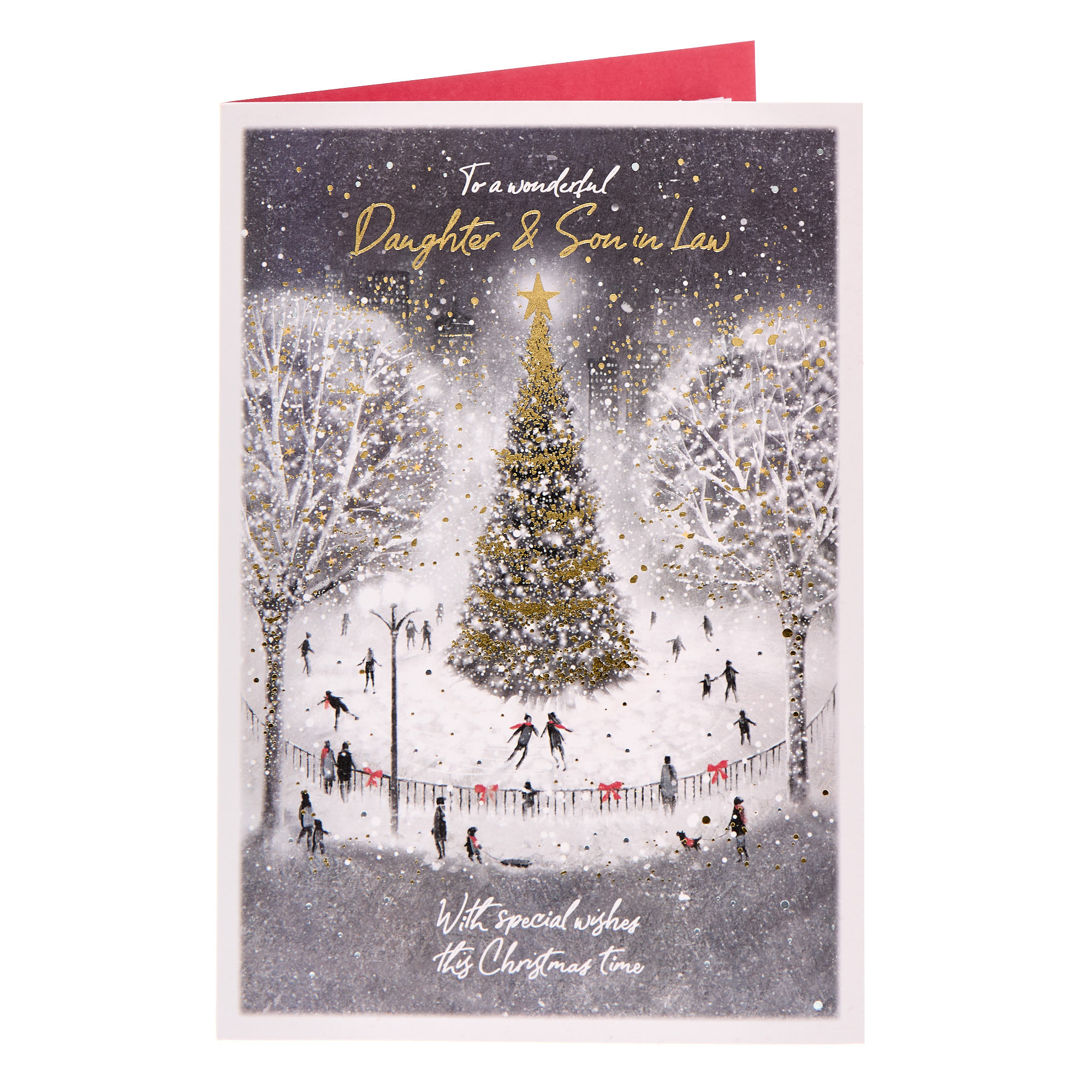 Daughter & Son In Law Christmas Tree Christmas Card