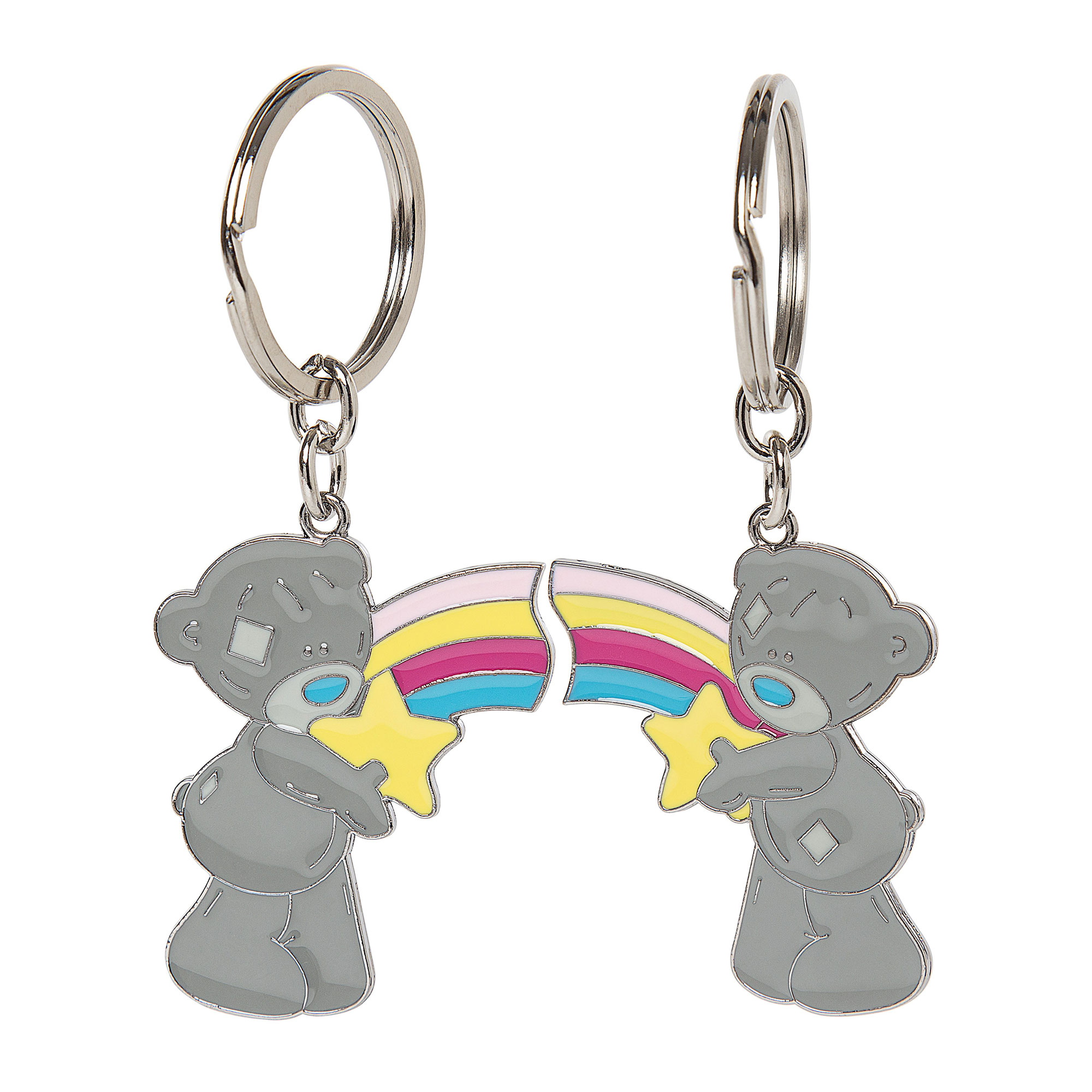 Me To You Tatty Teddy Rainbow Keyrings - Set Of 2