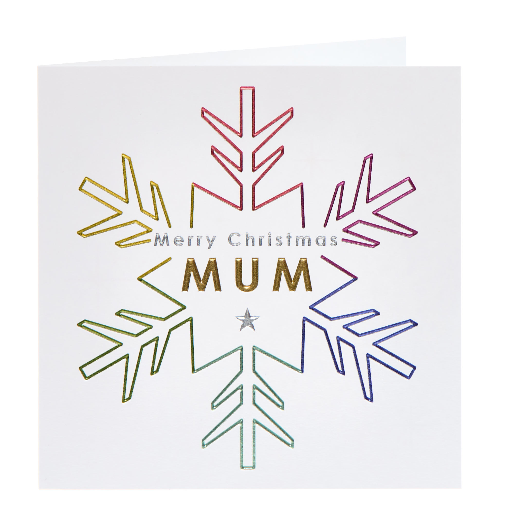 MUM Snowflake Studio 41 Christmas Card