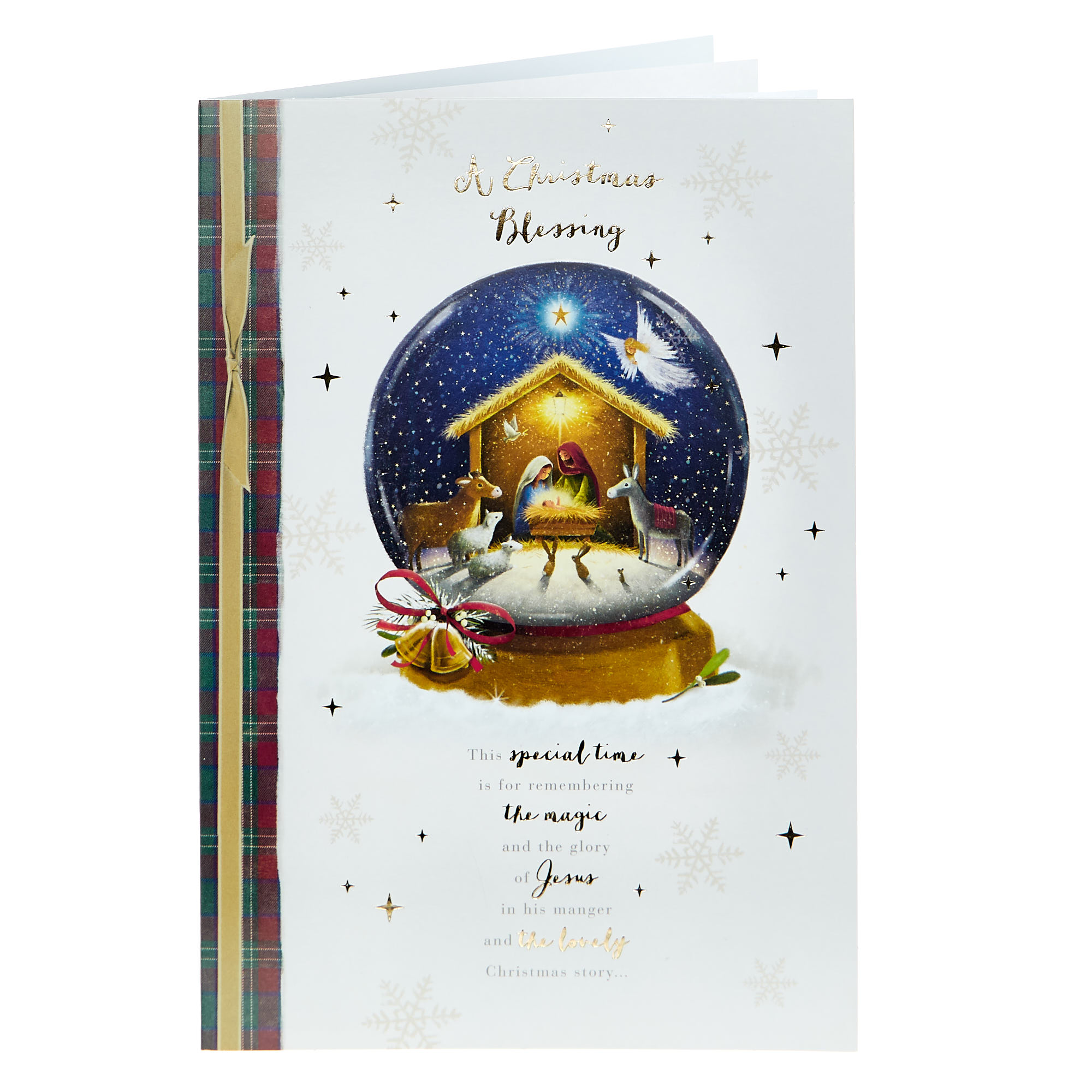 card factory christmas snow globe