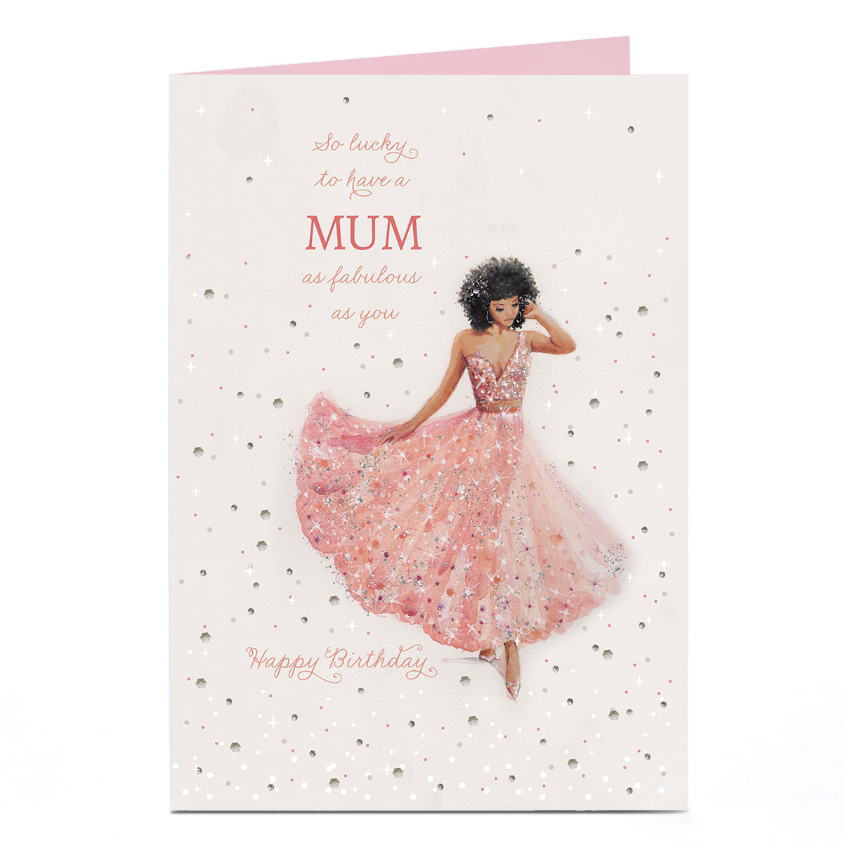 Personalised Birthday Card - As Fabulous As You Mum