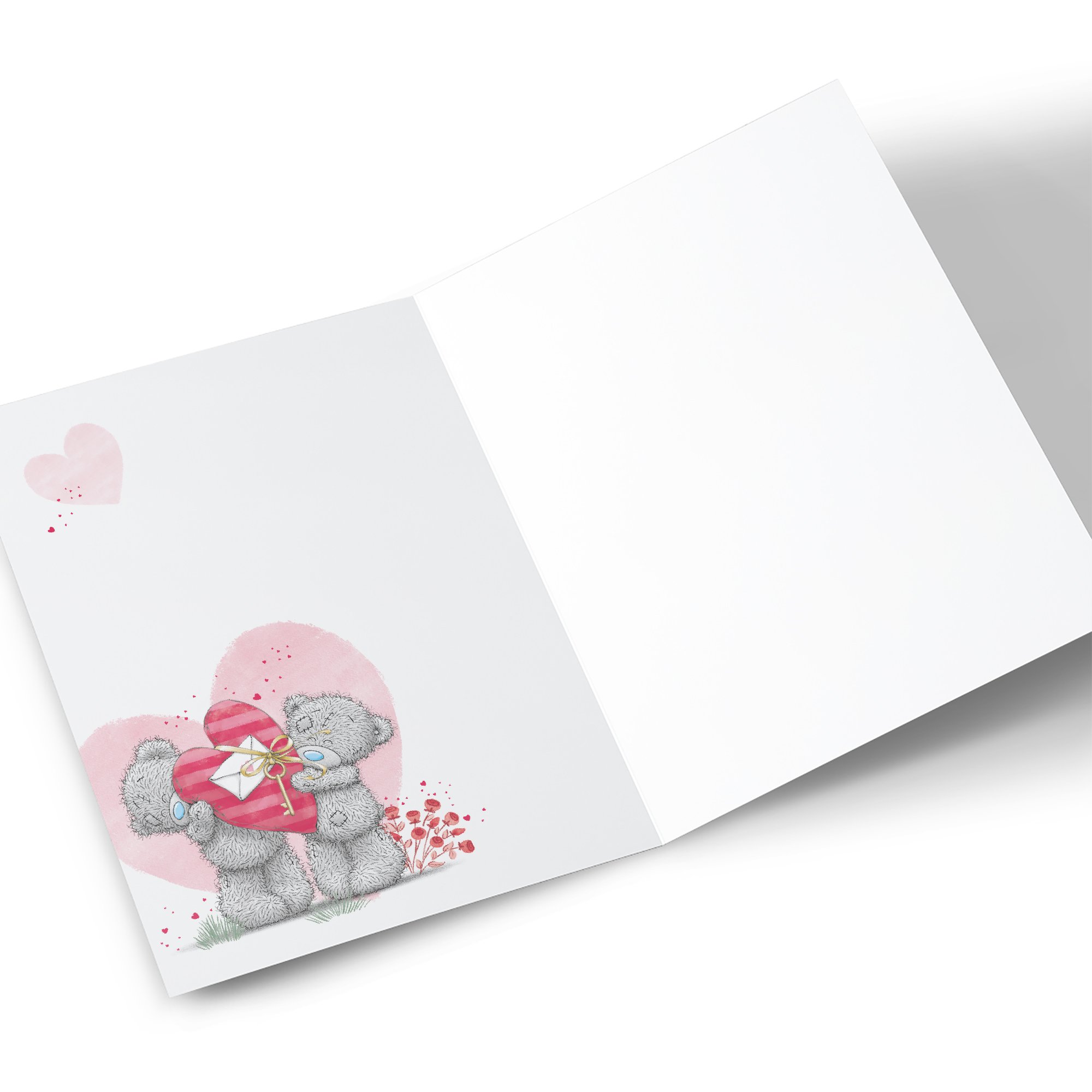 Personalised Tatty Teddy Valentine's Day Card - You Mean the Whole Wide World, Husband