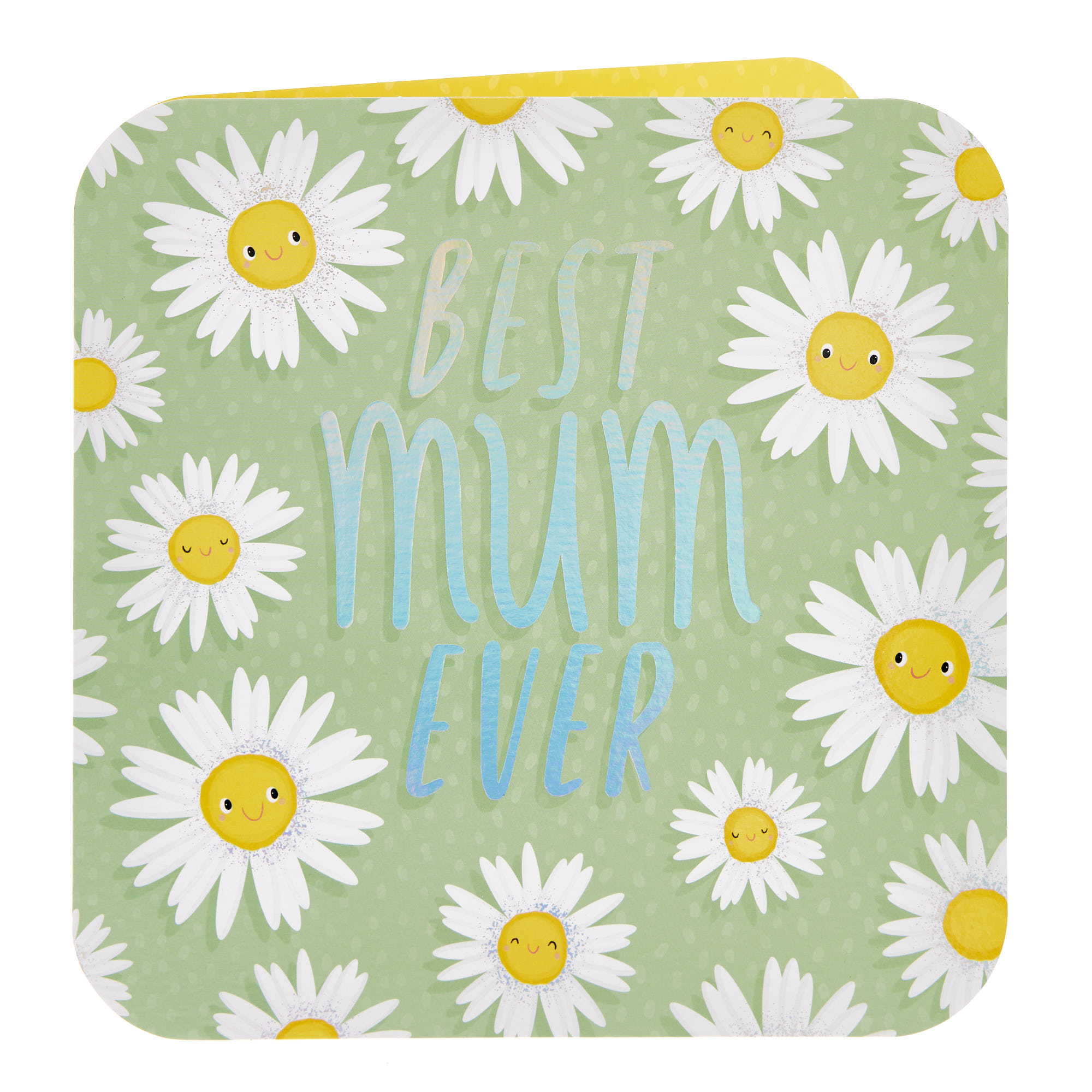 Best Mum Ever Daisies Mother's Day Card